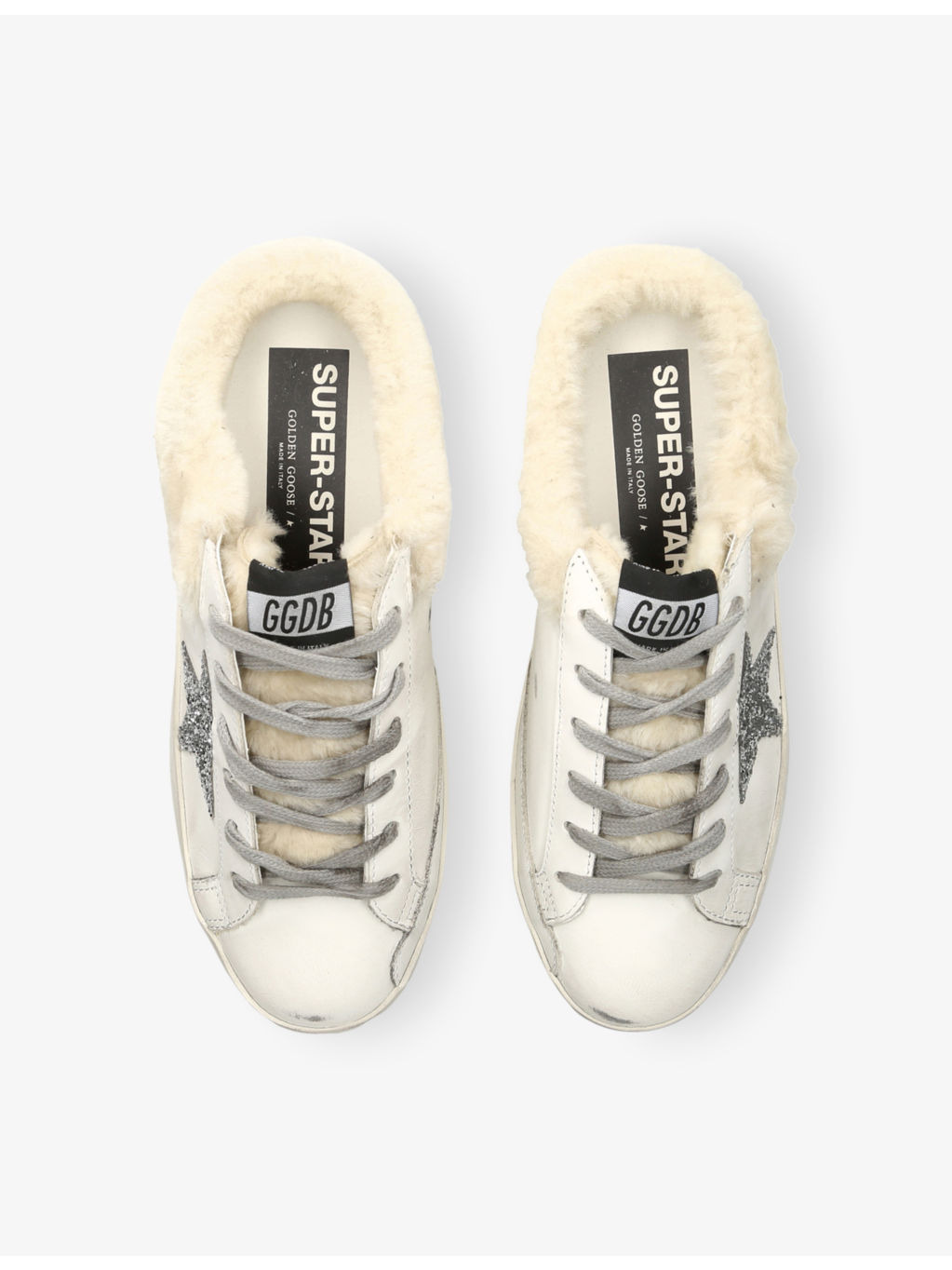 Superstar Sabot 10224 leather and shearling trainers - 2