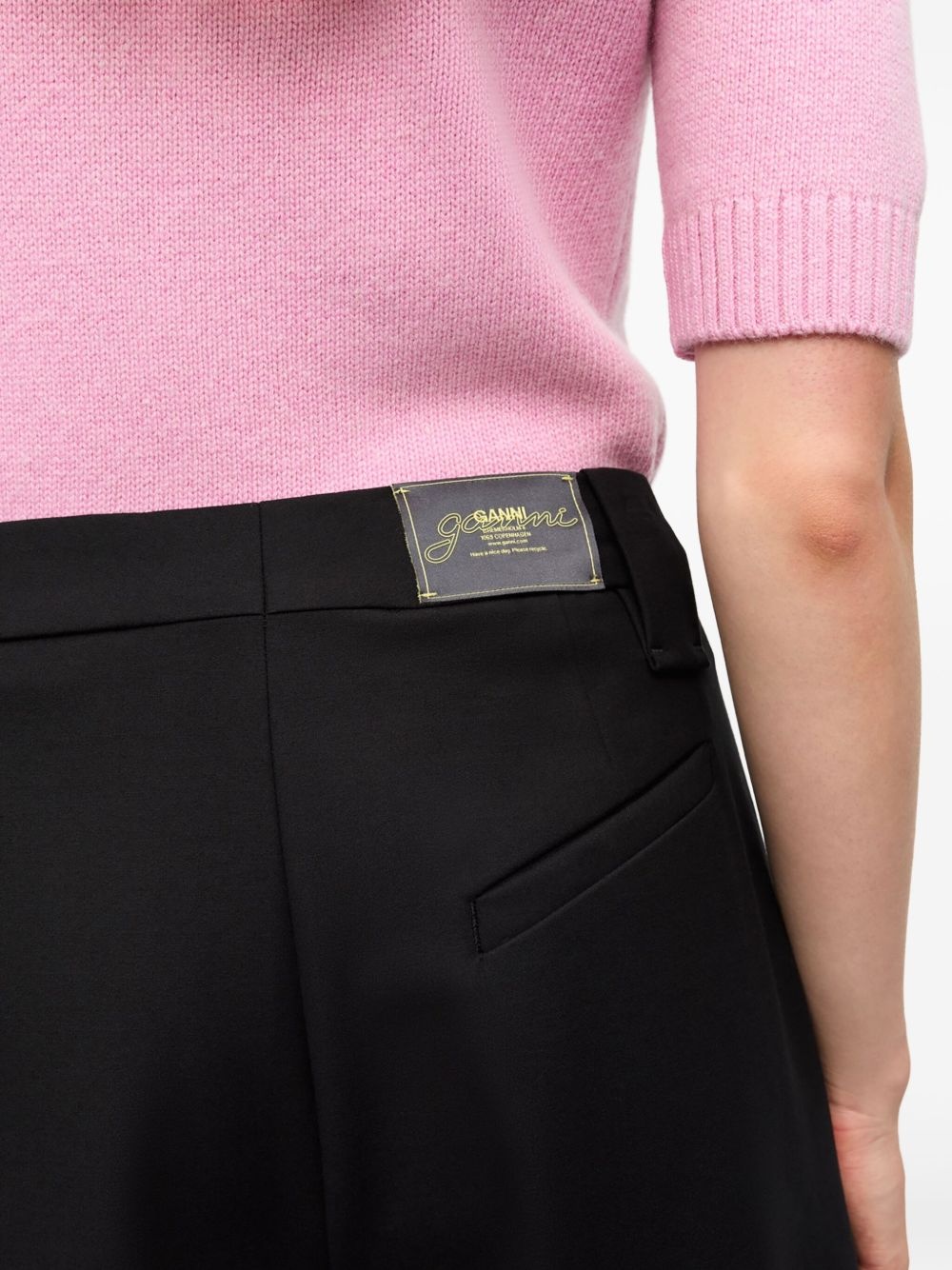 pleat-detail trousers - 5