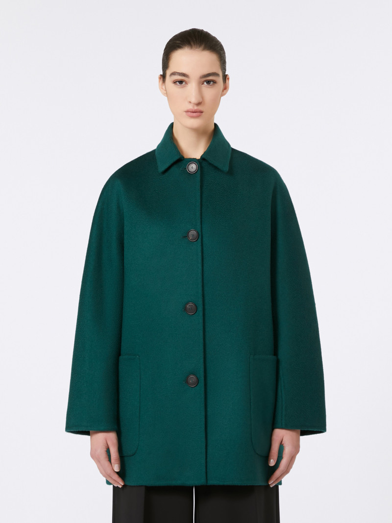 LEMBI Short pure cashmere coat 3
