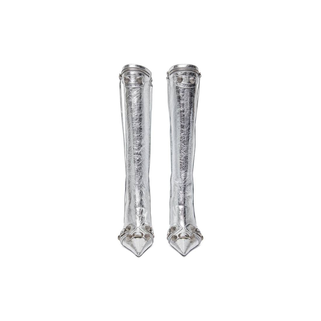 Women's Cagole 90mm Boot Metallized  in Silver - 3
