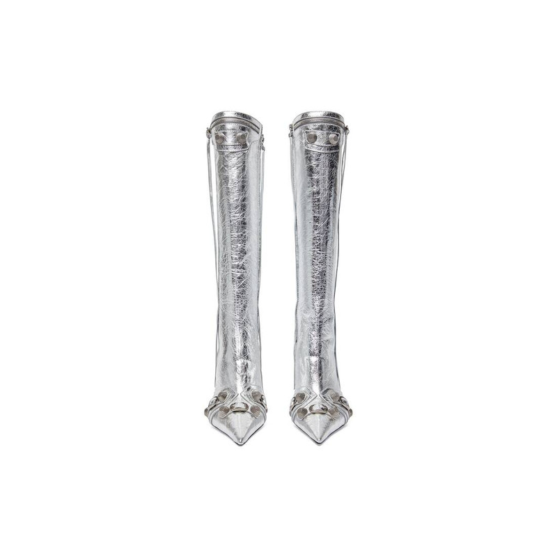 Women's Cagole 90mm Boot Metallized  in Silver 3