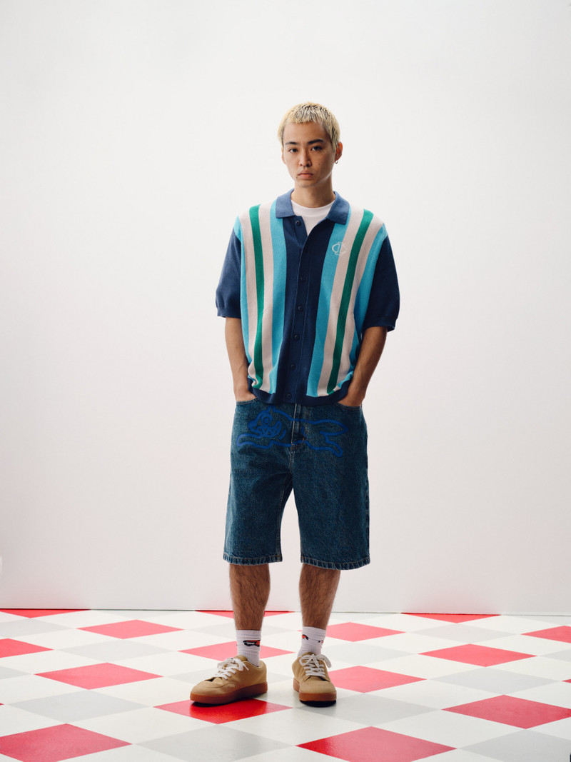 ICECREAM COLLARED KNITTED POLO SHIRT outlook
