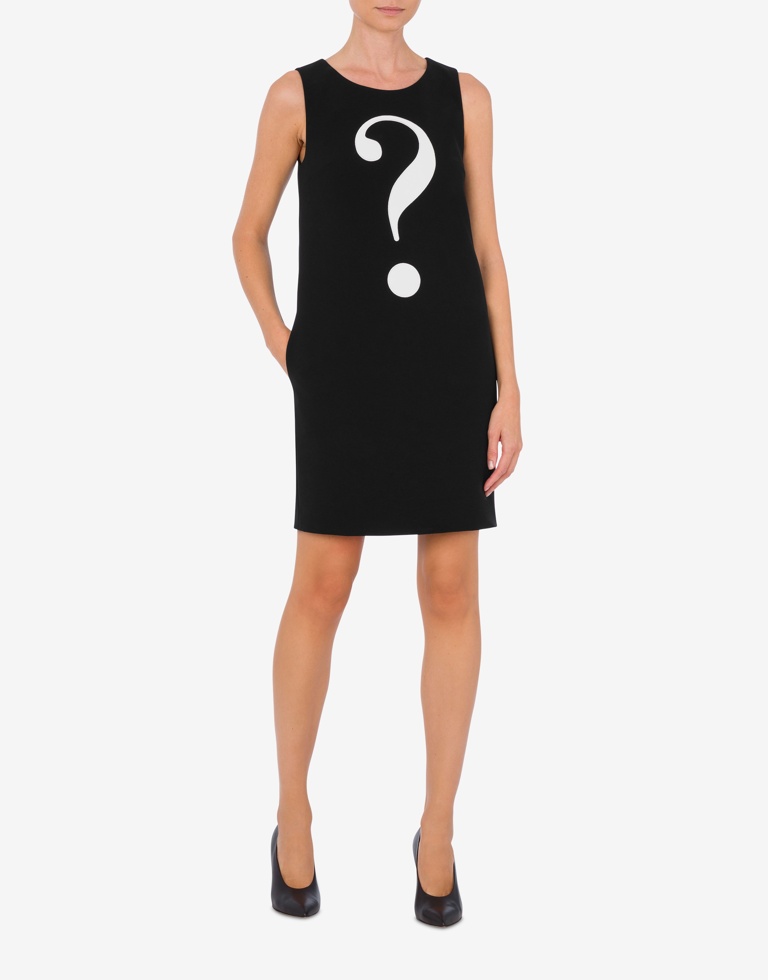 HOUSE SYMBOLS !? STRETCH CRÊPE DRESS - 2