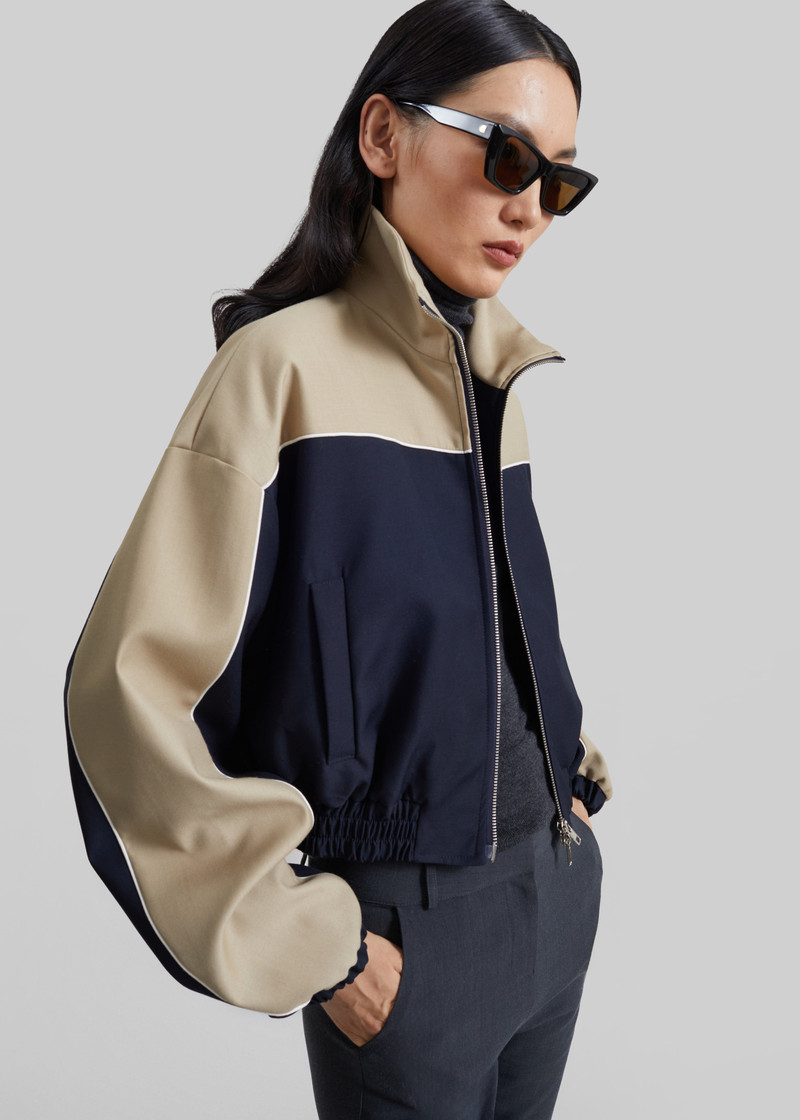 Penally Cropped Jacket - Navy 7