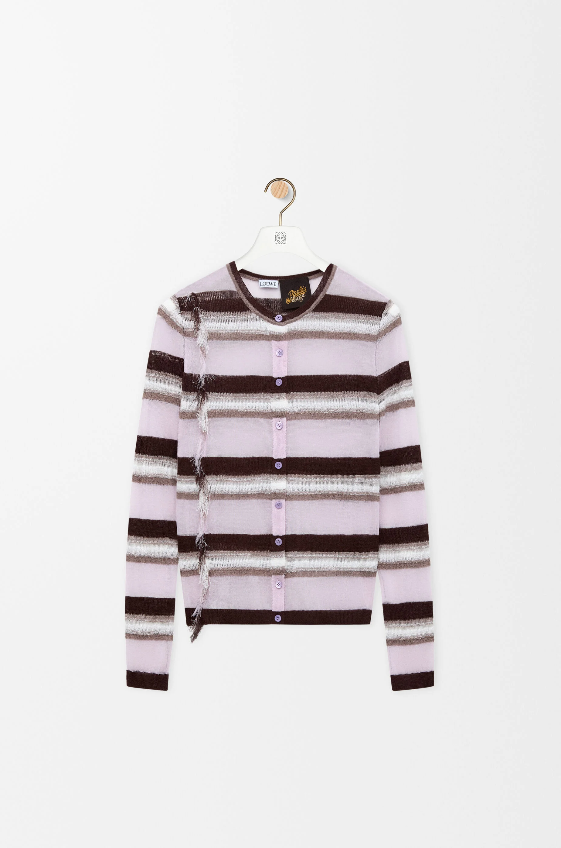 Cardigan in viscose and cotton blend - 1