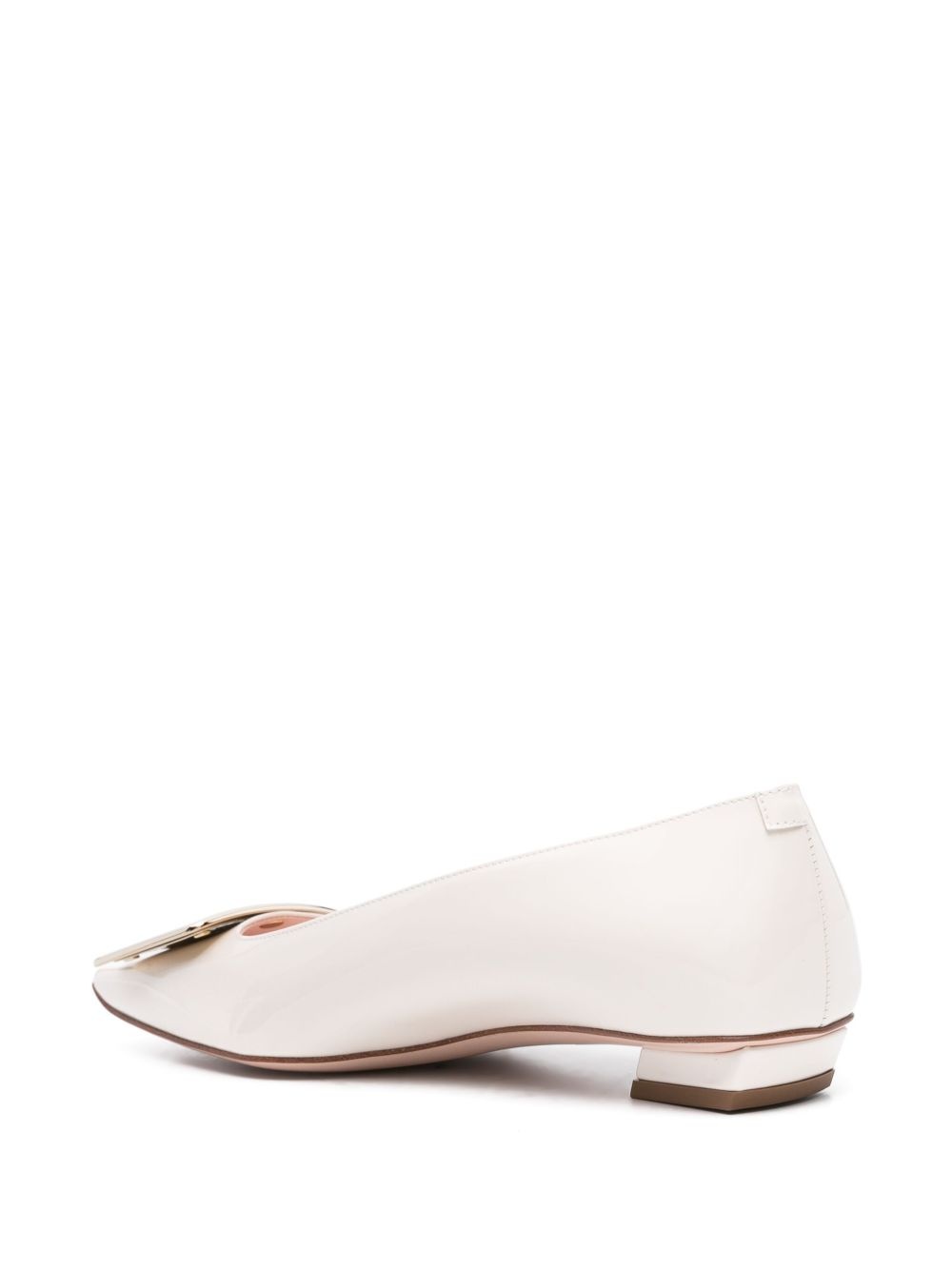 Belle Vivier patent ballerina shoes - 3