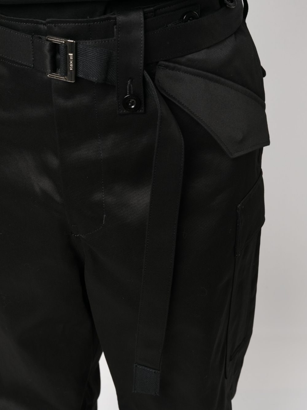 straight-leg cargo-pocket trousers - 5