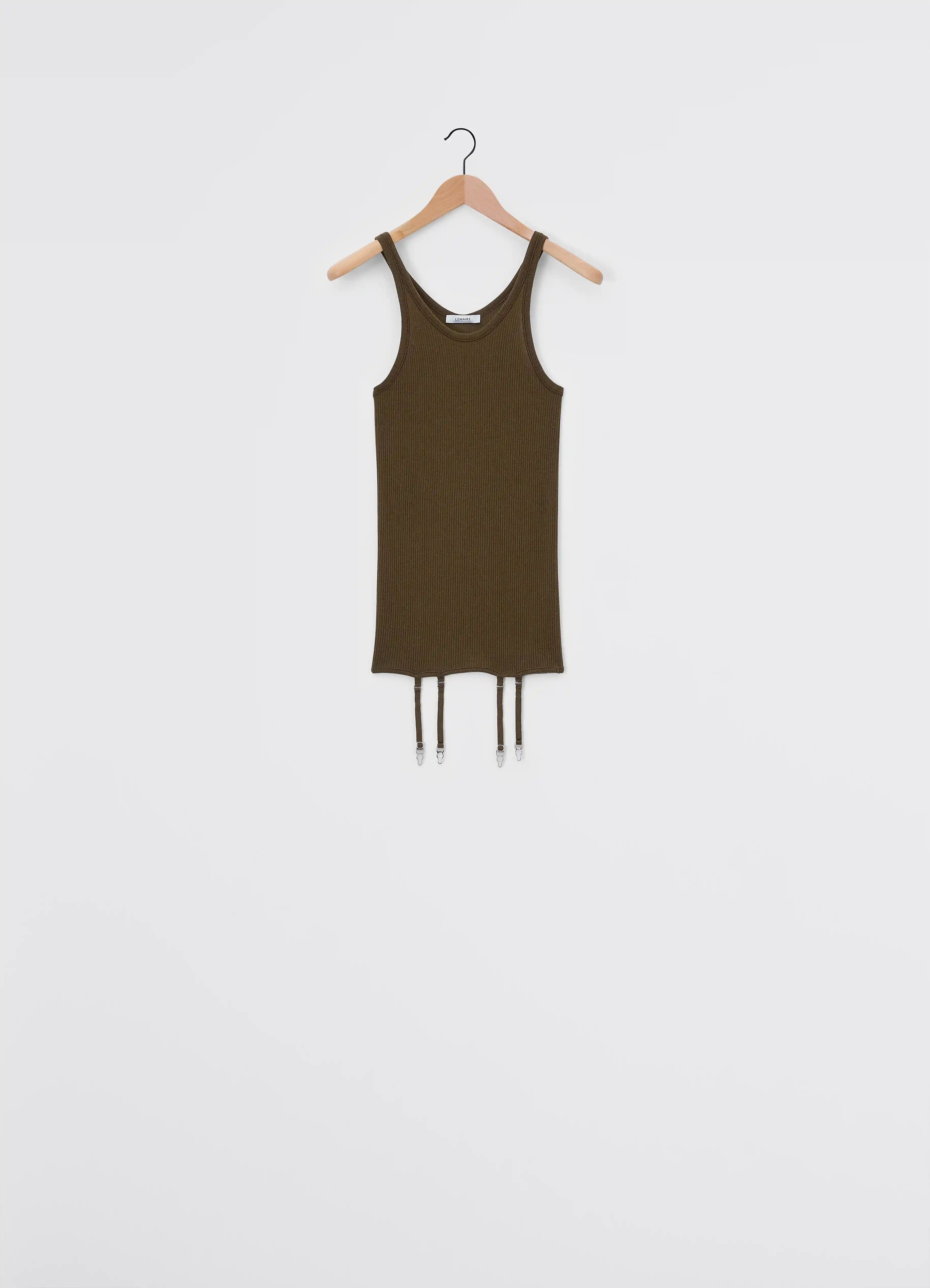 Lemaire SEAMLESS TANK TOP WITH SUSPENDERS | REVERSIBLE