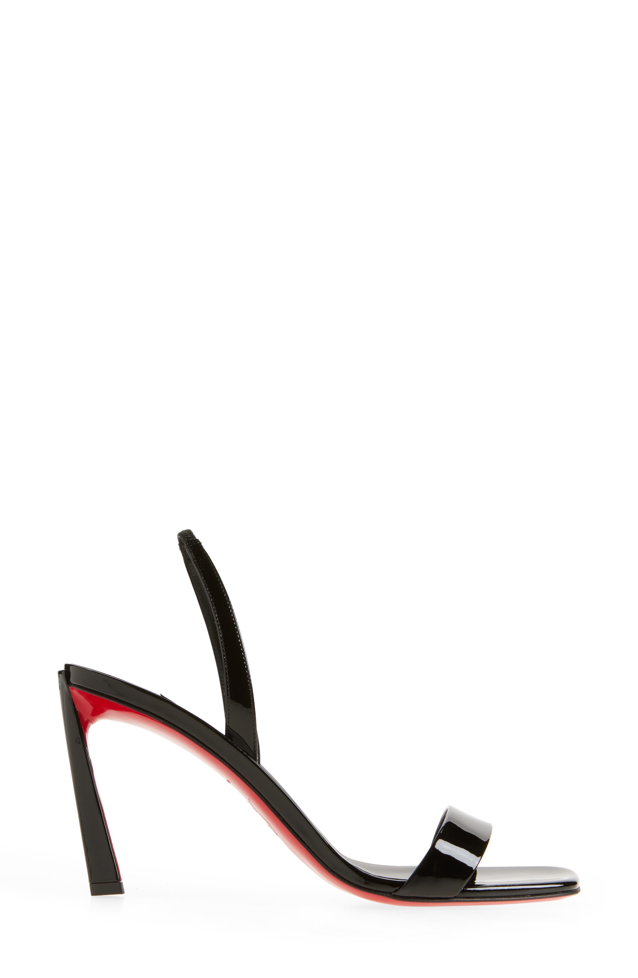 Christian Louboutin Condora Patent Leather Slingback Sandal (Women) in Black at Nordstrom - 3
