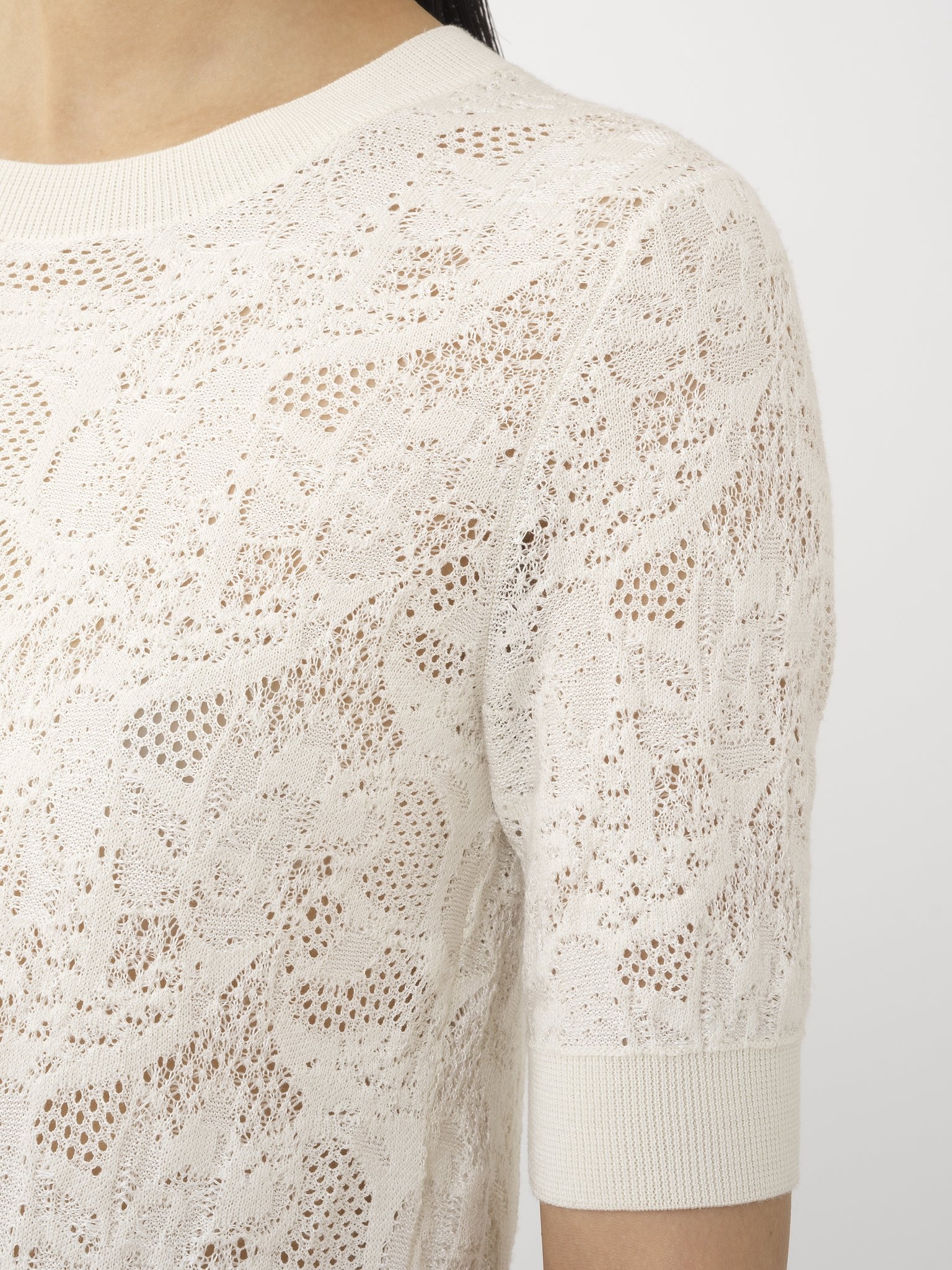 SHORT-SLEEVE SWEATER - 7