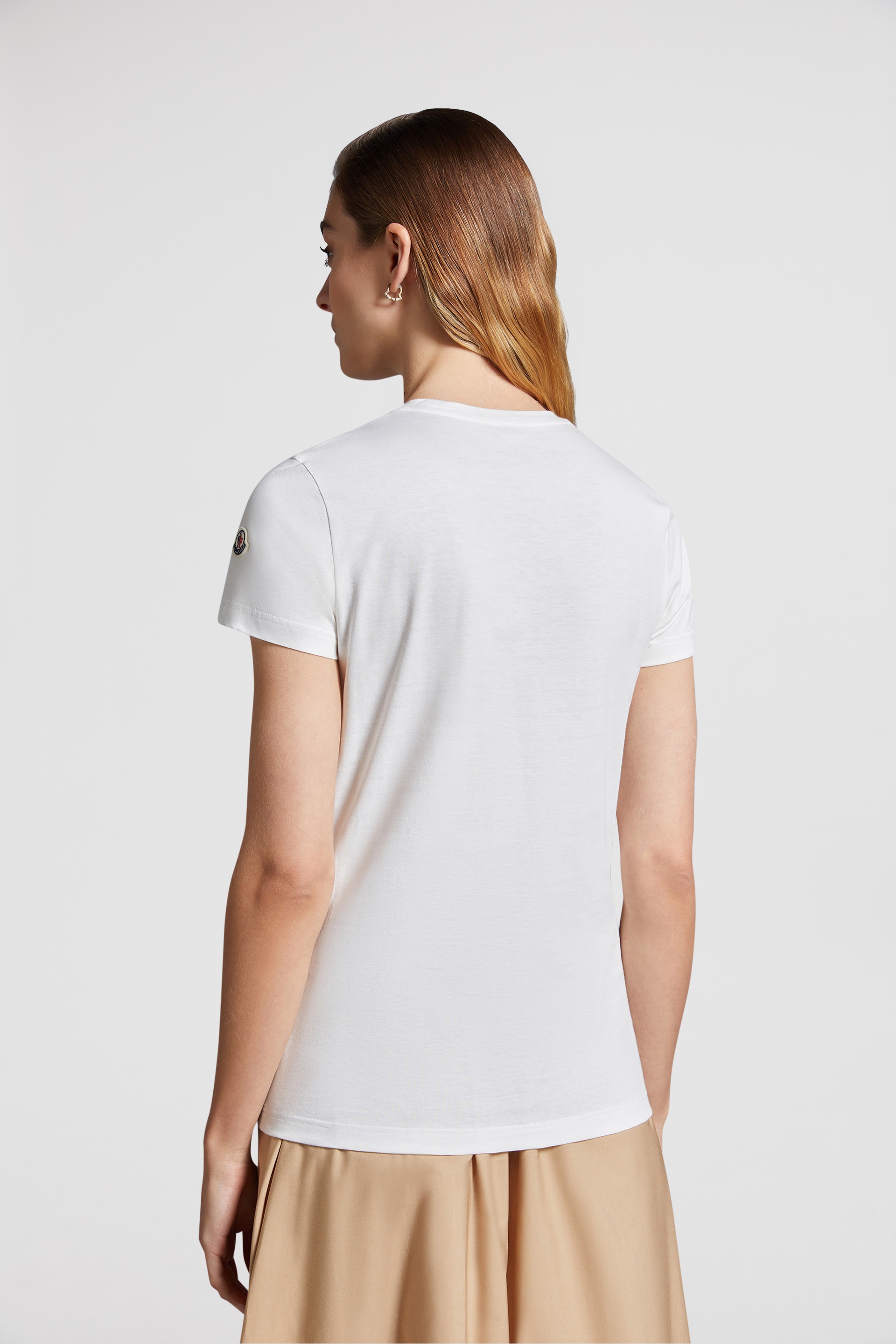 Logo Patch Cotton Jersey T-Shirt - 5