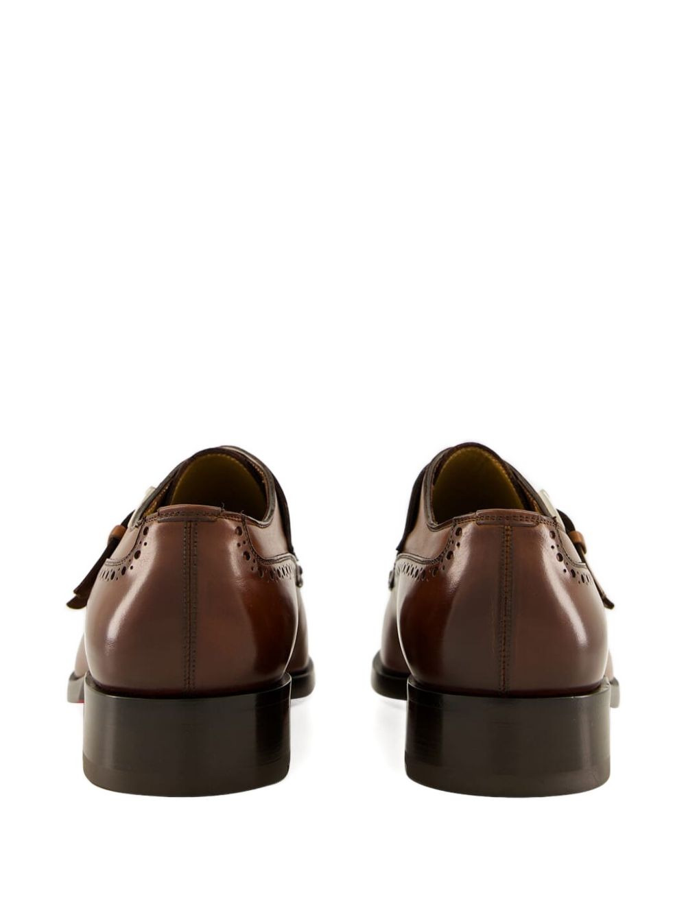 double-buckle brogue loafers - 3