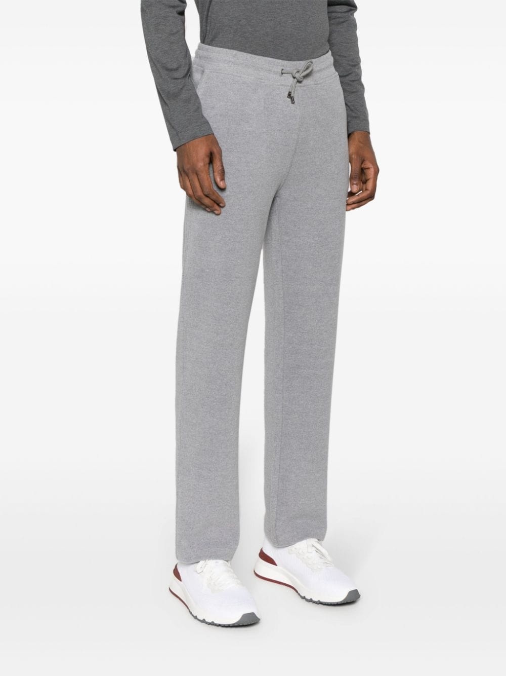 drawstring tapered track pants - 3