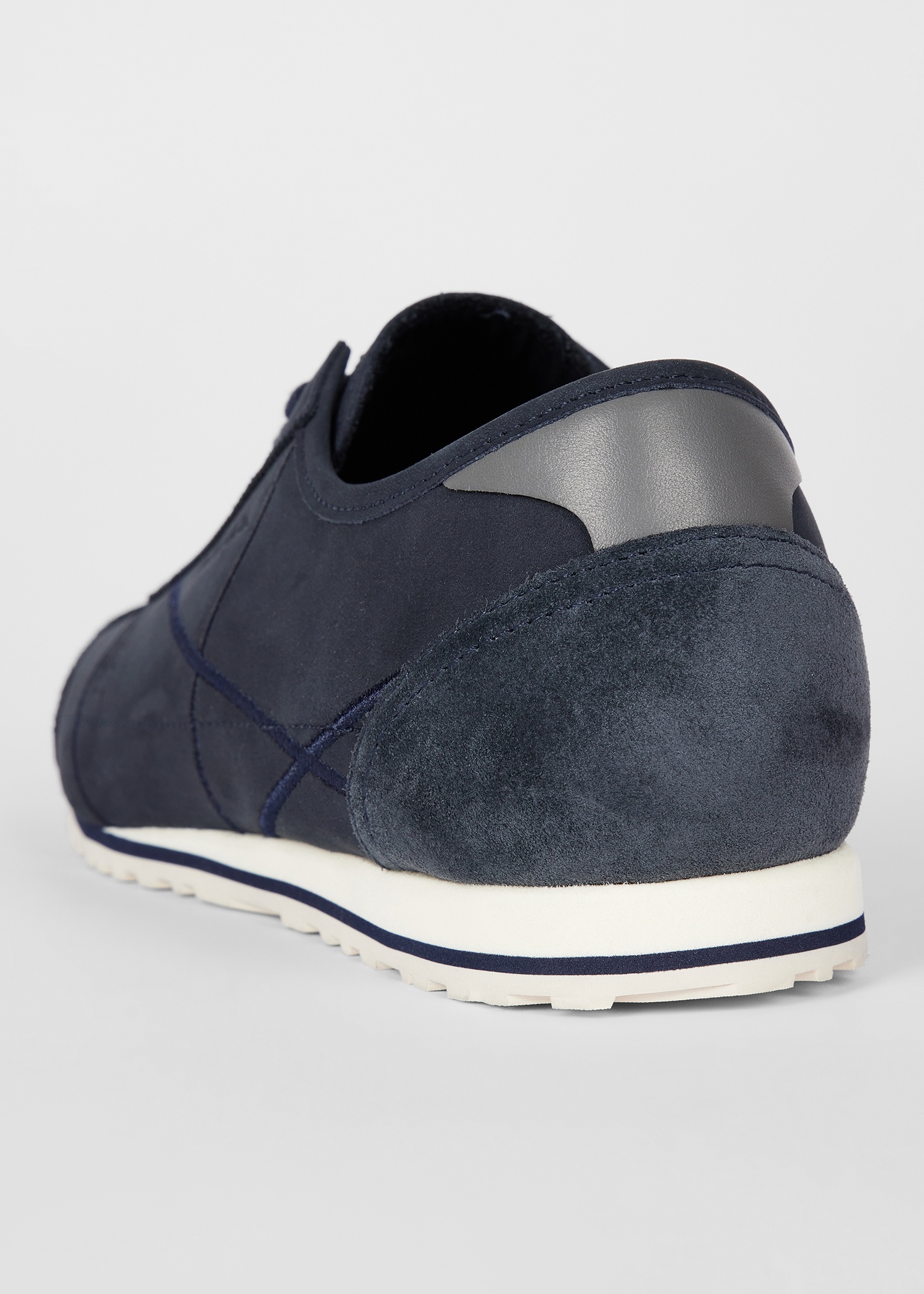 Navy Nubuck 'Mestre' Trainers - 5
