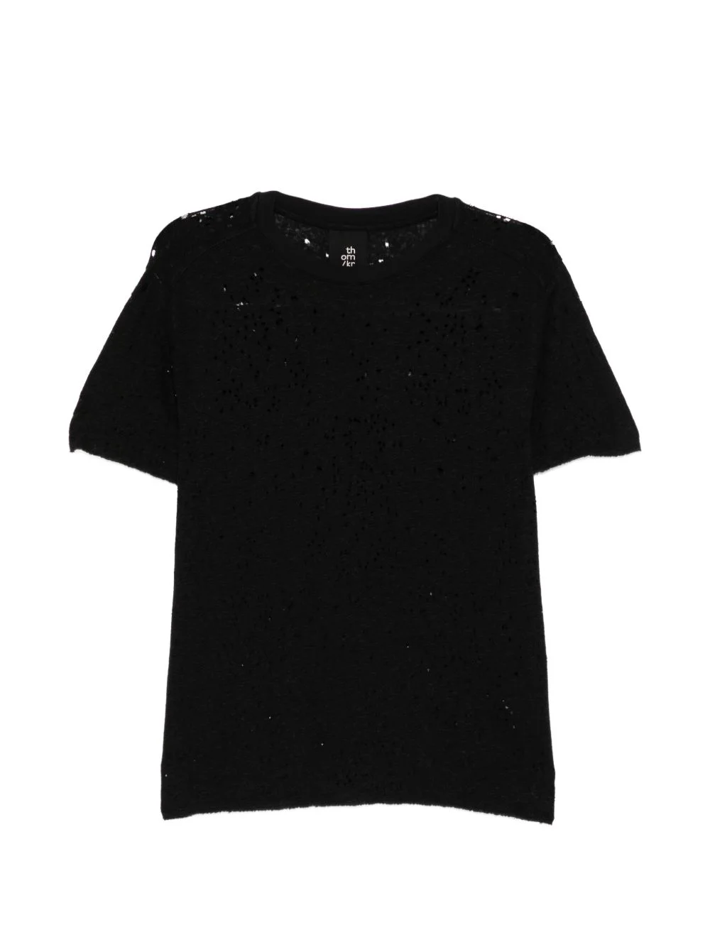 distressed-effect T-shirt - 1