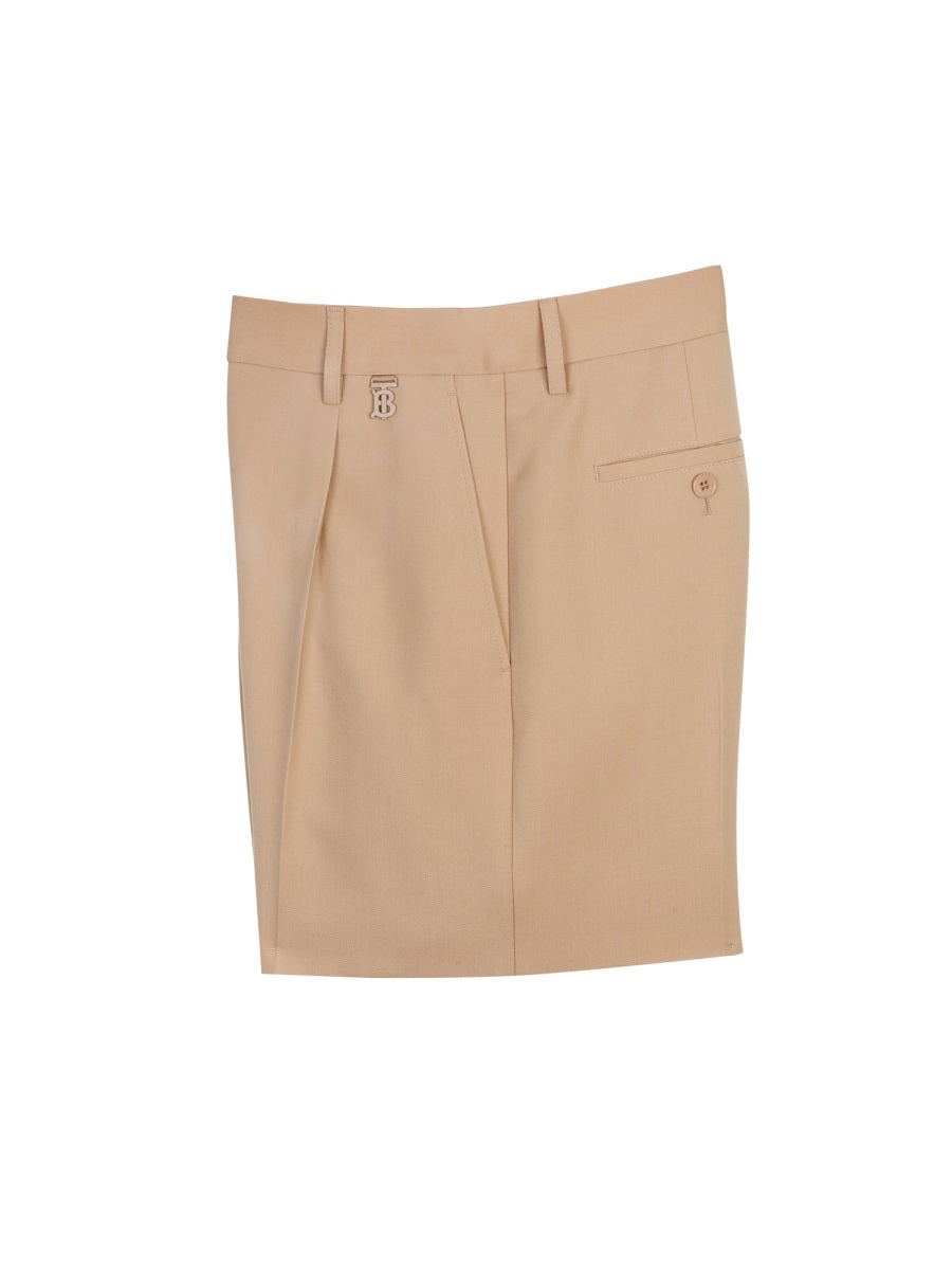 Burberry Women Shorts With Pleats - 3