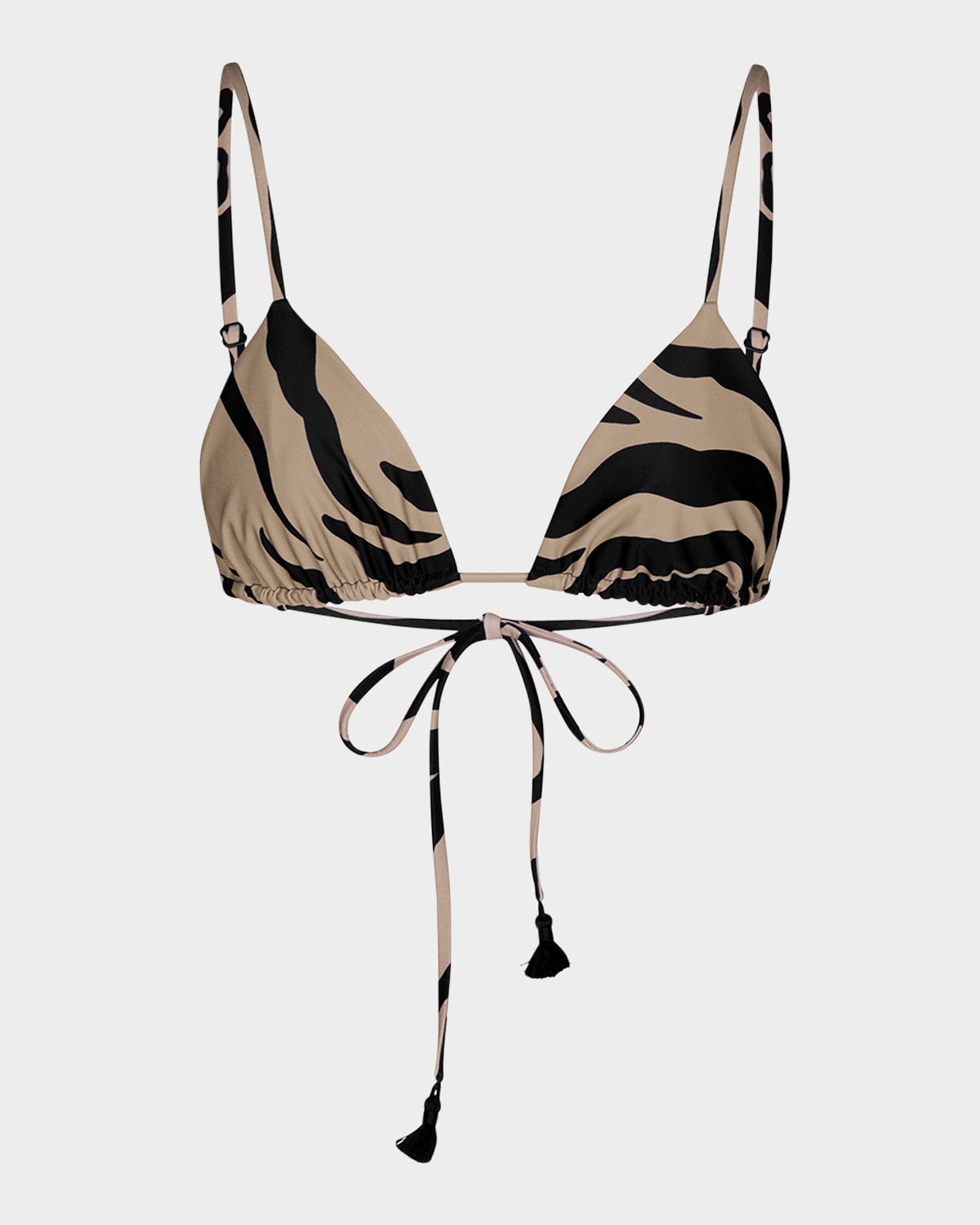 Zebra Konibo Triangle Bikini Top - 1