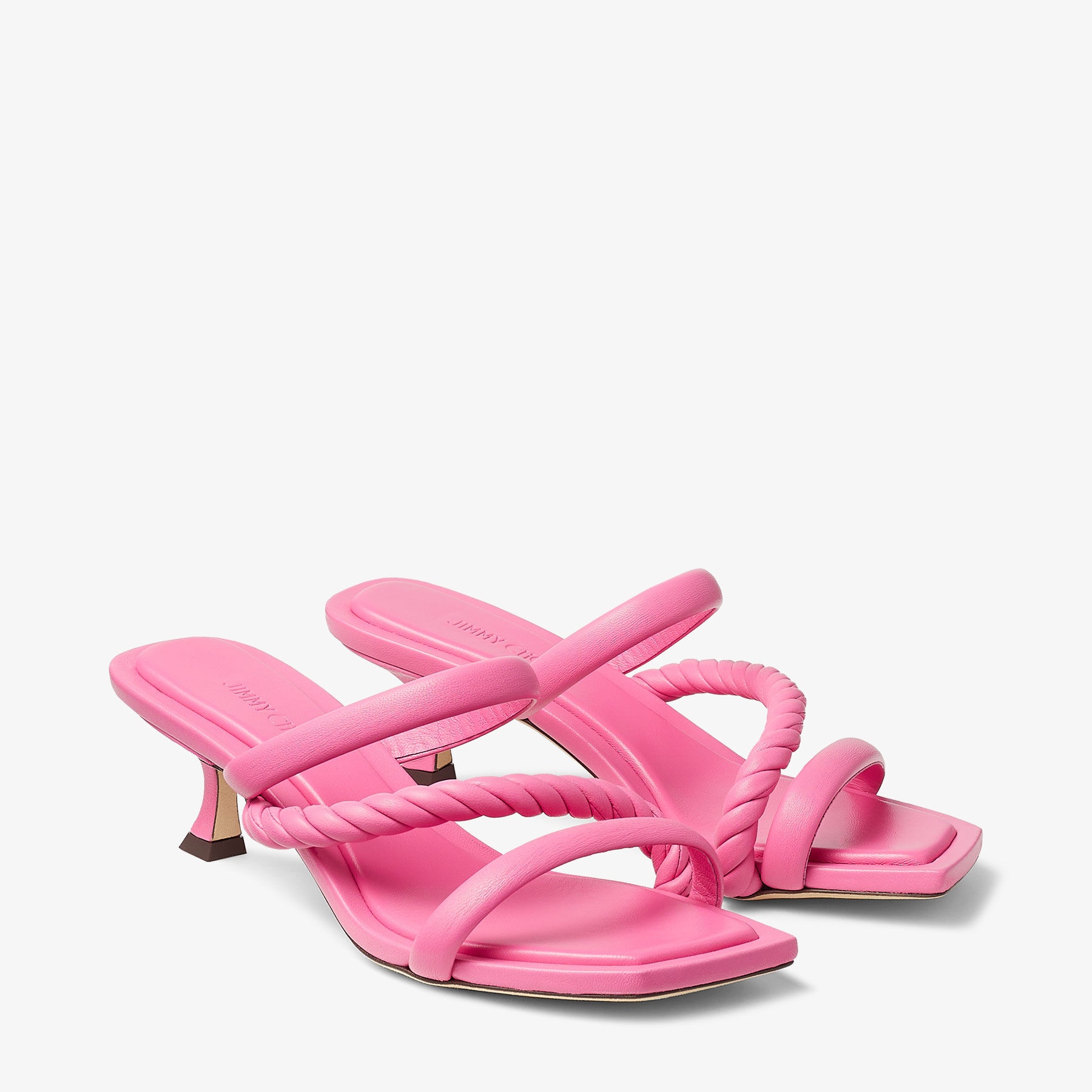 Diosa 50
Candy Pink Leather Sandals - 3