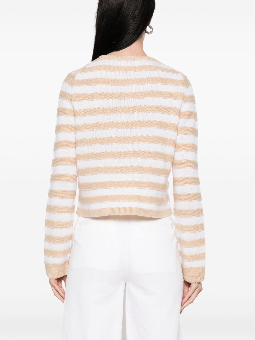 striped cardigan - 4