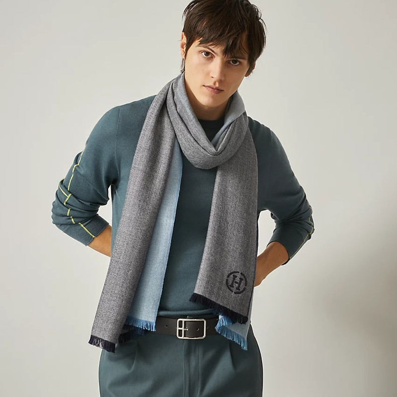 Himalaya Colorblock Artisanale muffler 2