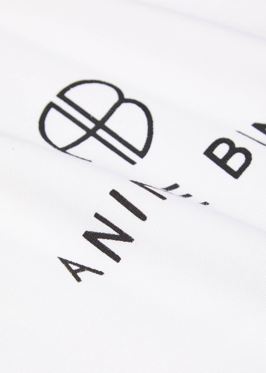 Anine Bing Jaylin Logo Cotton T-shirt - 5