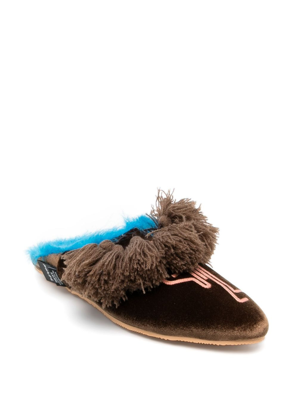 pointed-toe slippers - 2