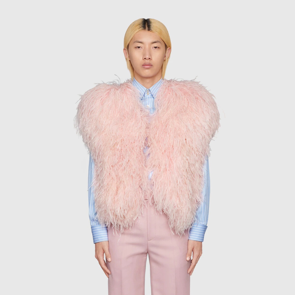 Vest with feathers - 3