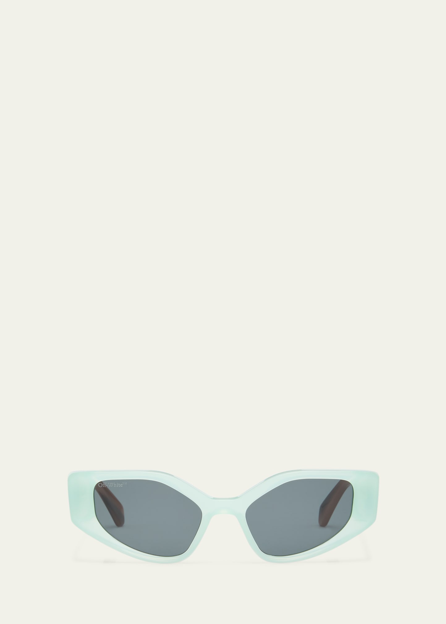 Memphis Beveled Acetate Cat-Eye Sunglasses - 3