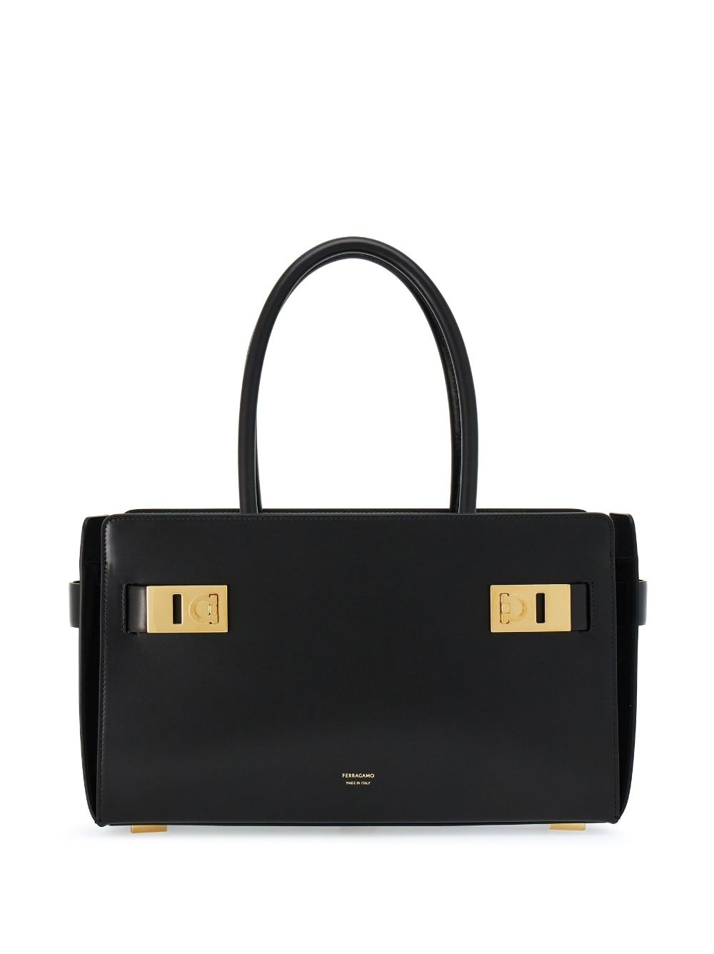 medium Gancini leather tote - 1