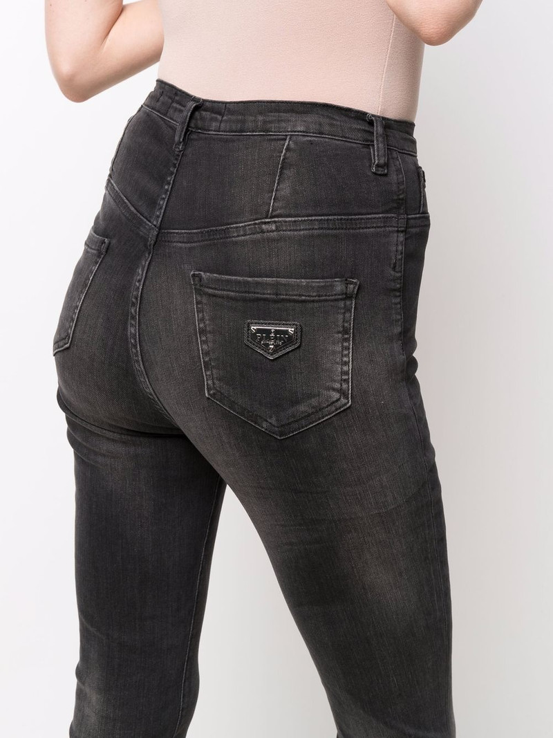 Iconic 고위 jeggings 5