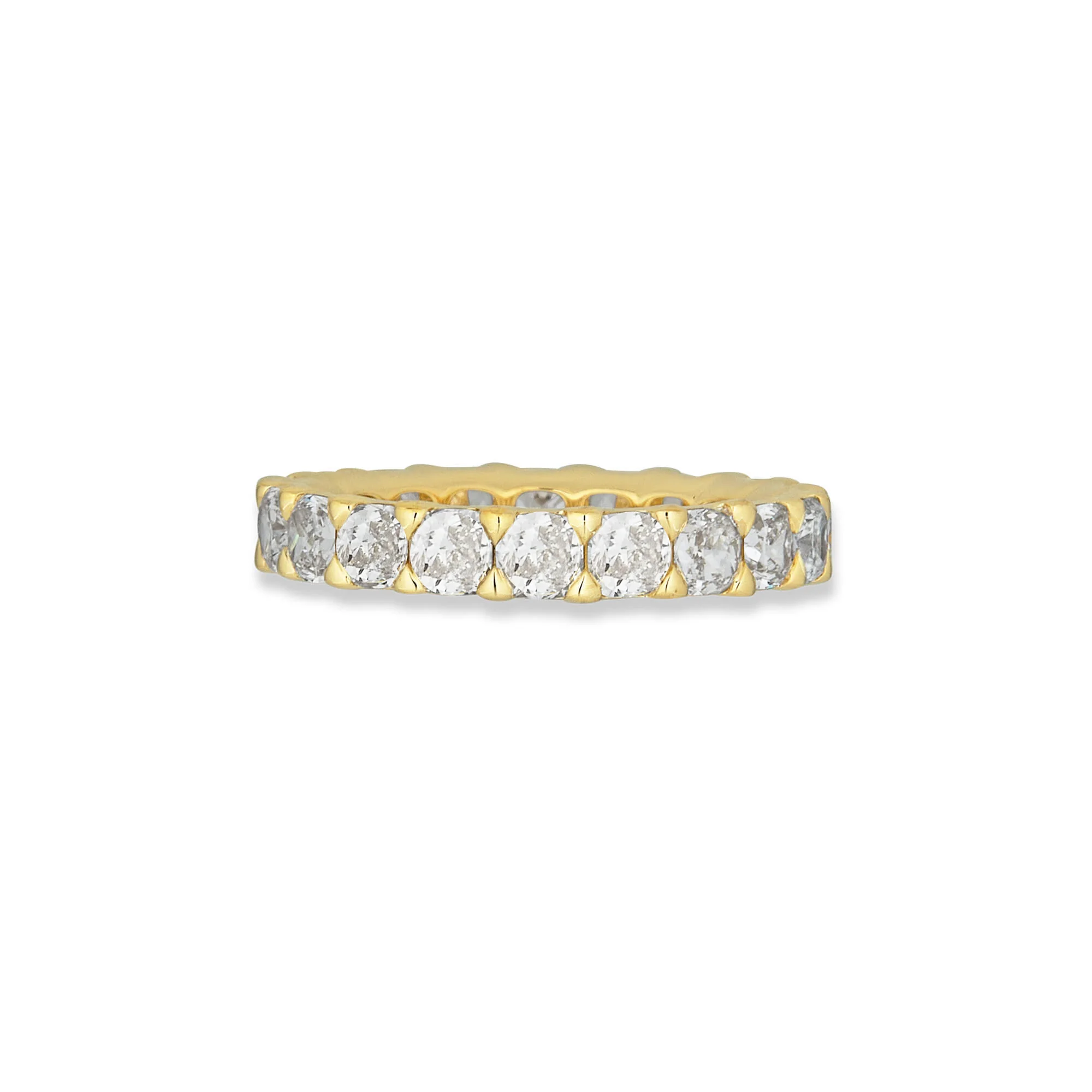 LAB-Created Round Diamond Eternity Band - 1