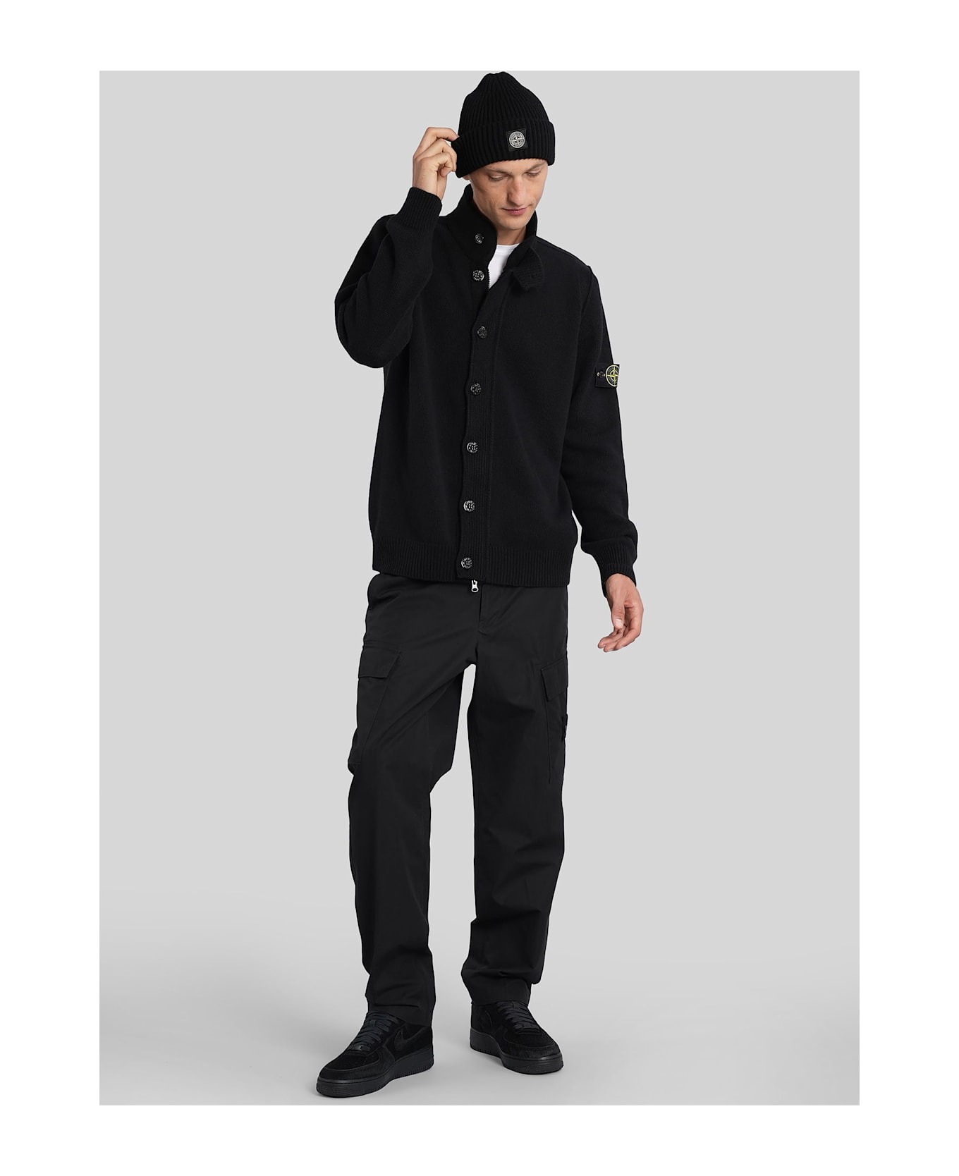 Knitwear In Black Wool - 2