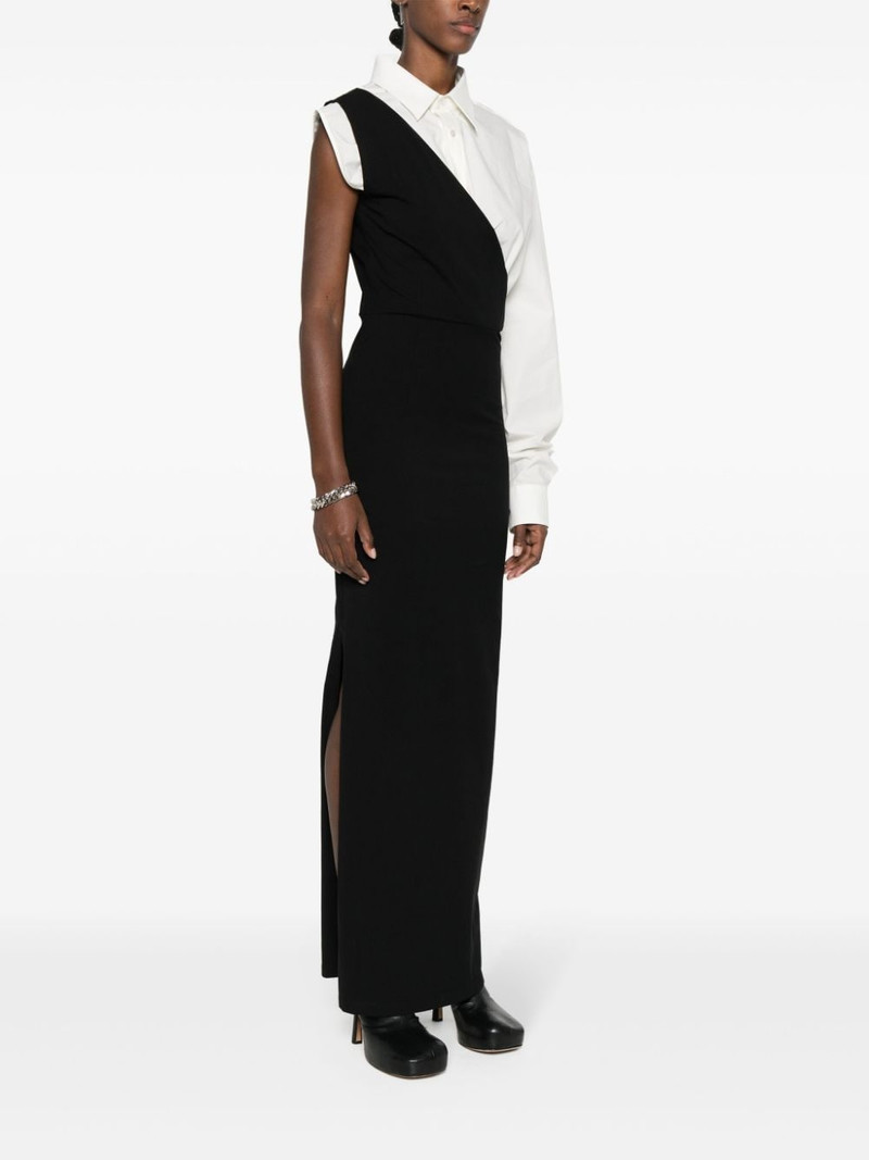 single-sleeve maxi dress 3