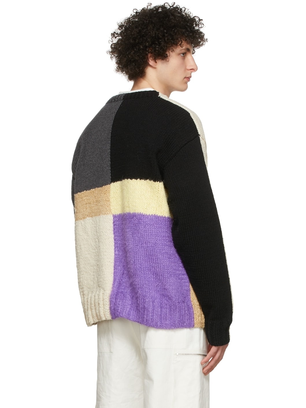 Black Cotton Sweater - 3
