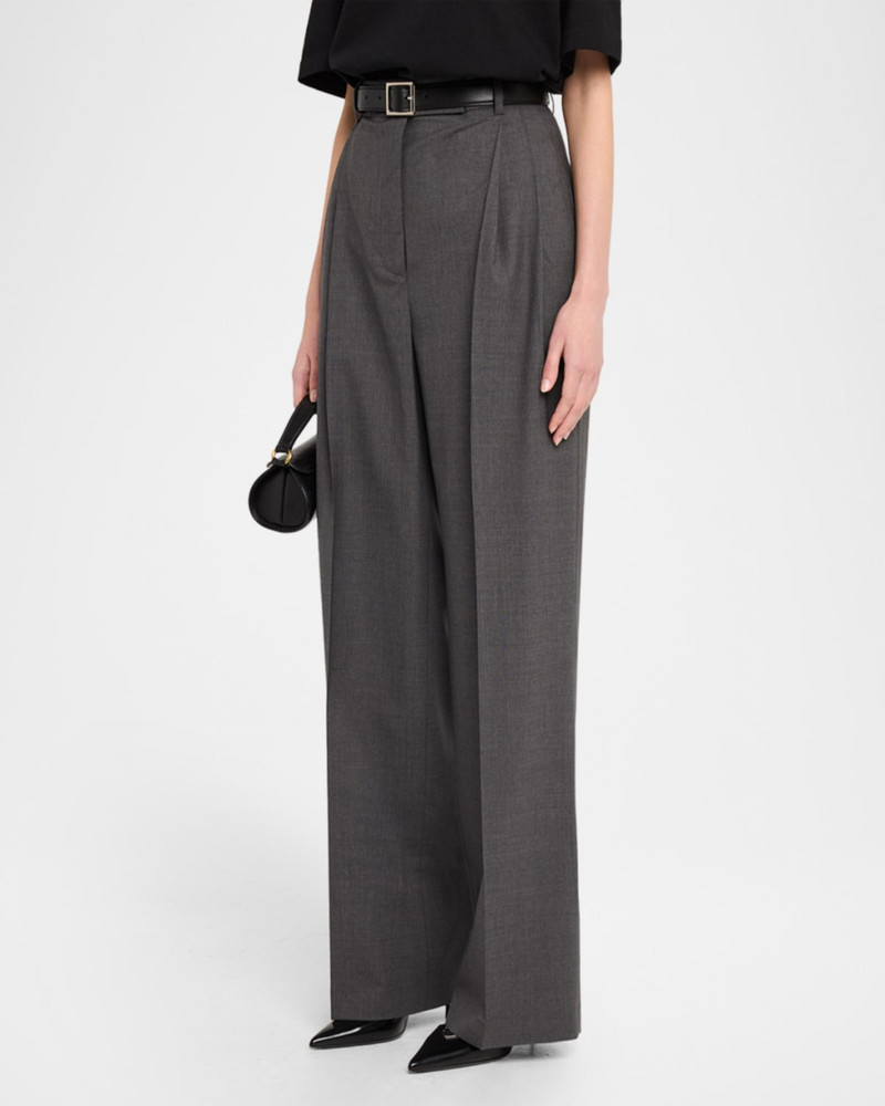 High-Rise Wool Trousers 4