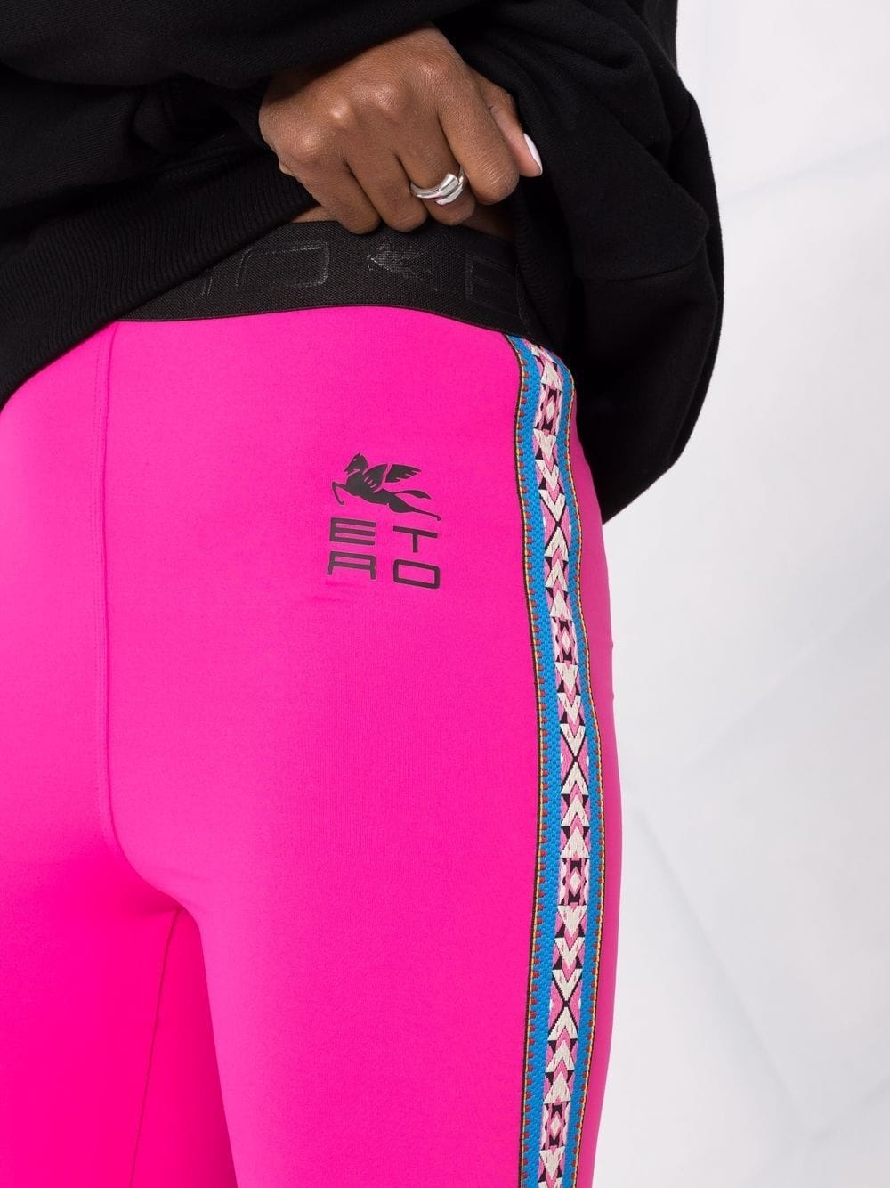 logo-print leggings - 3
