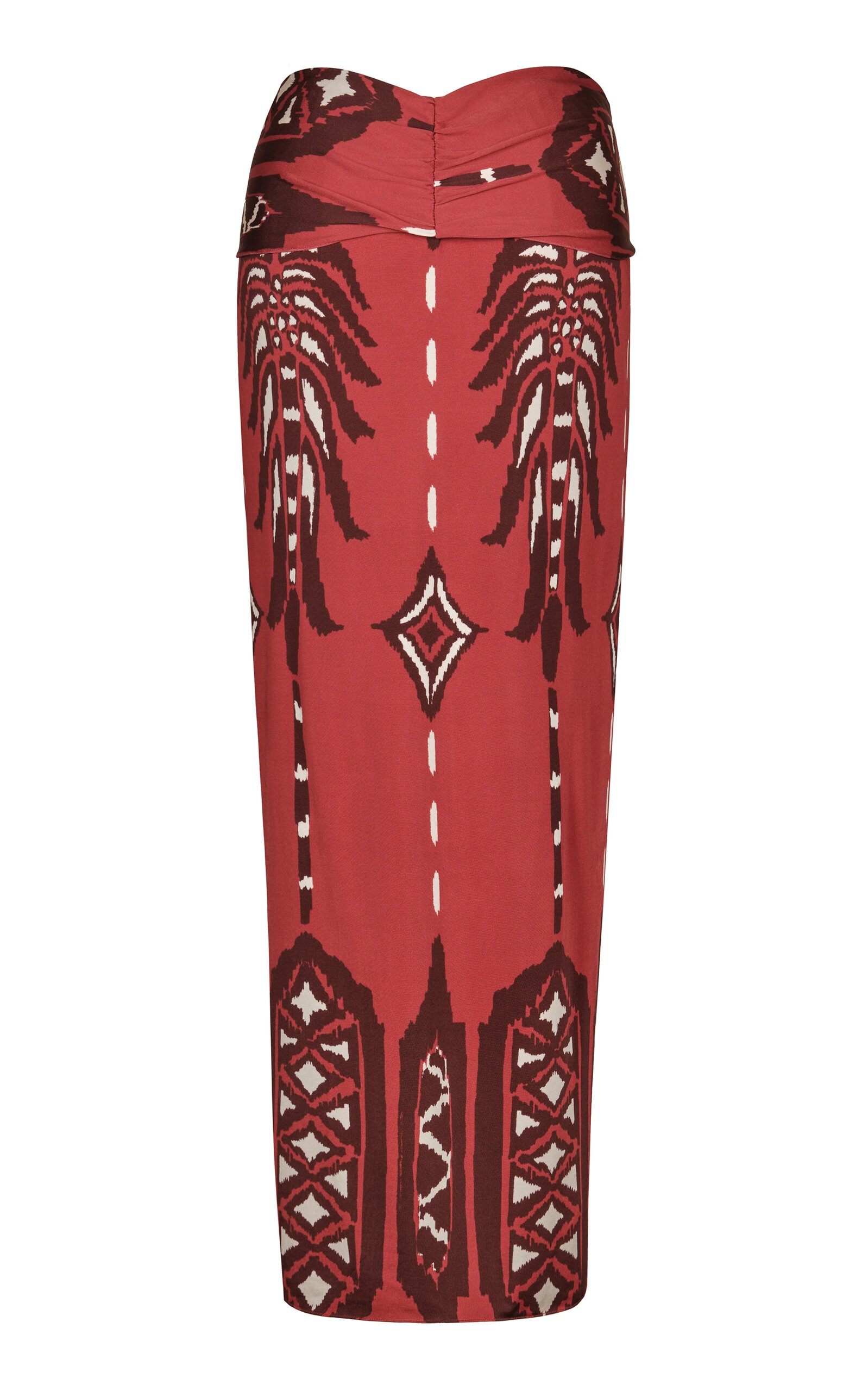 Avanyu Printed Maxi Skirt red - 3