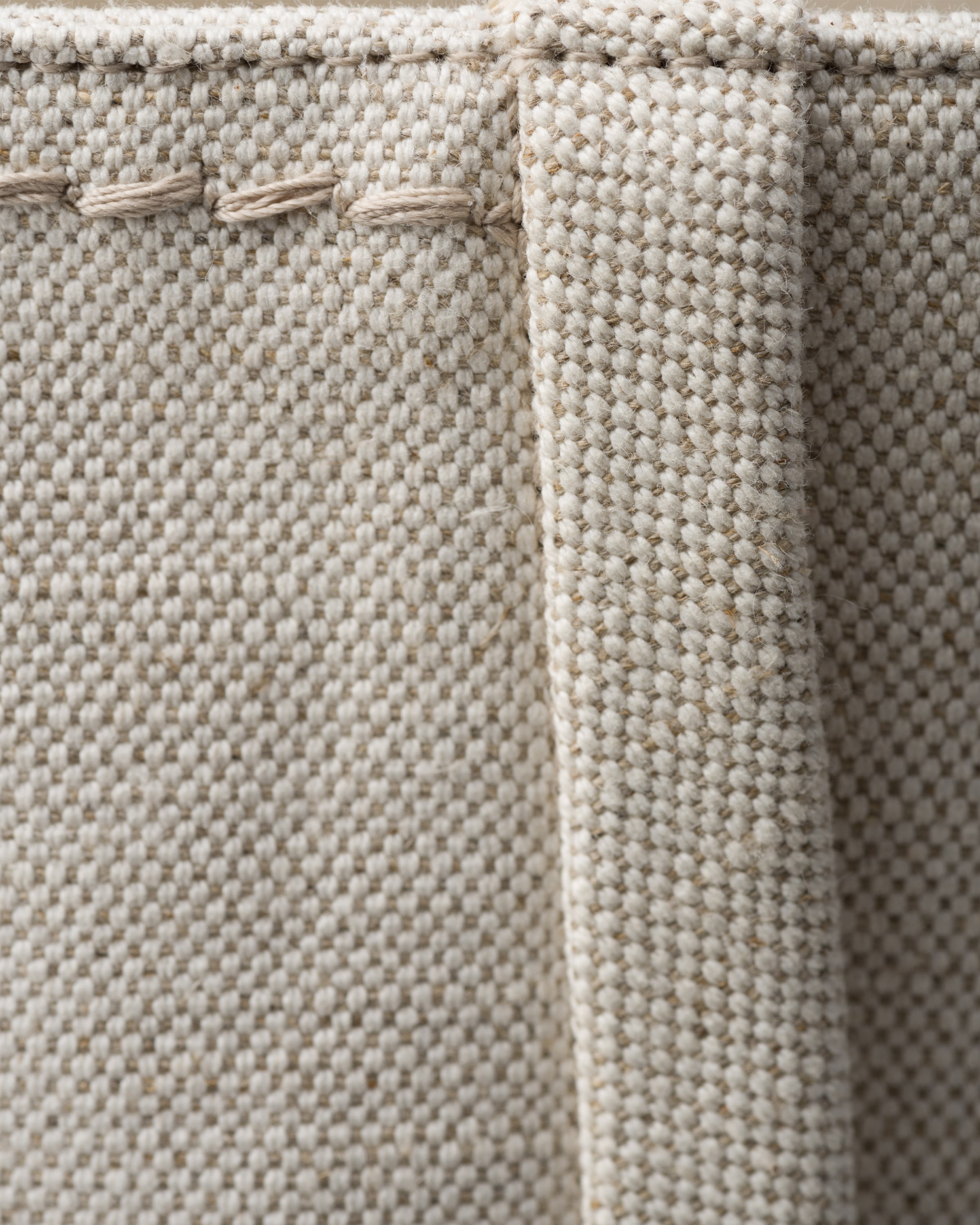 Linen blend tote bag - 5