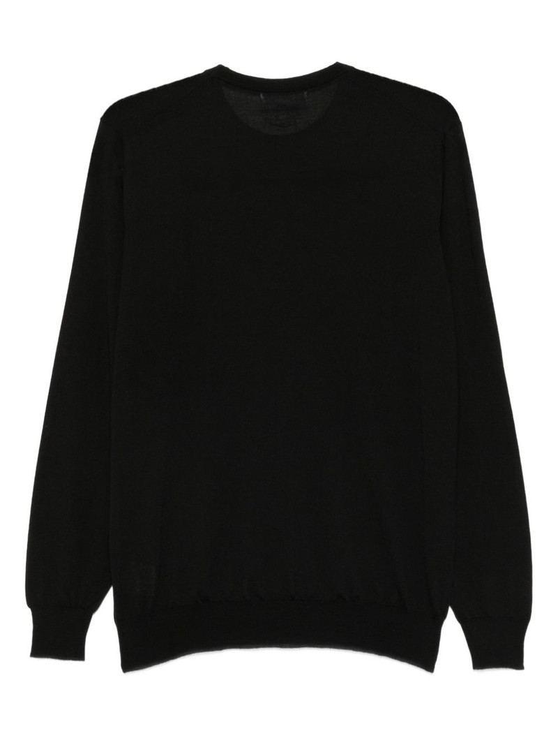 LARDINI crew-neck sweater outlook