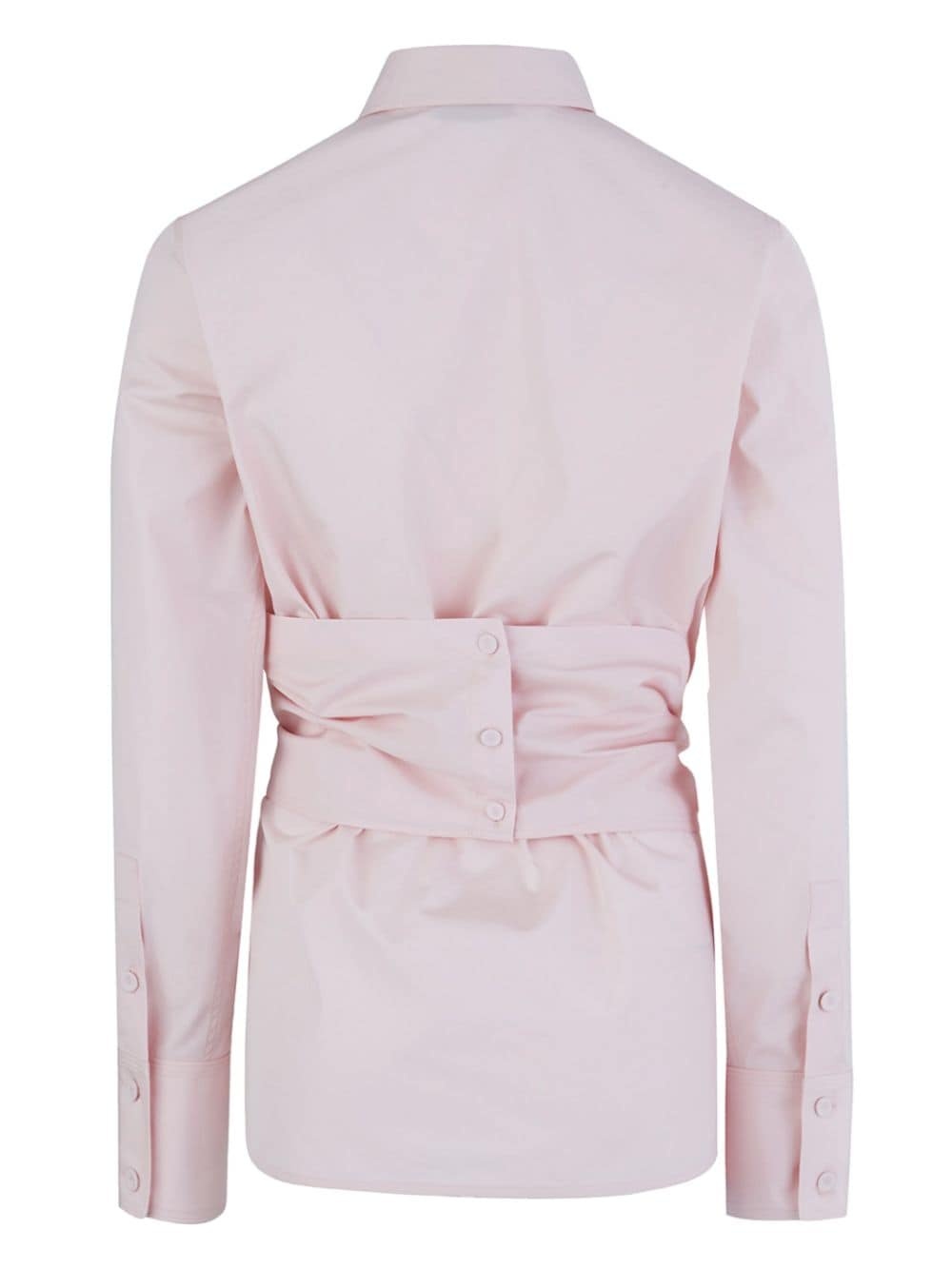 wrap cotton shirt - 5
