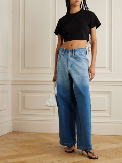 Dion Lee Low-rise wide-leg jeans outlook
