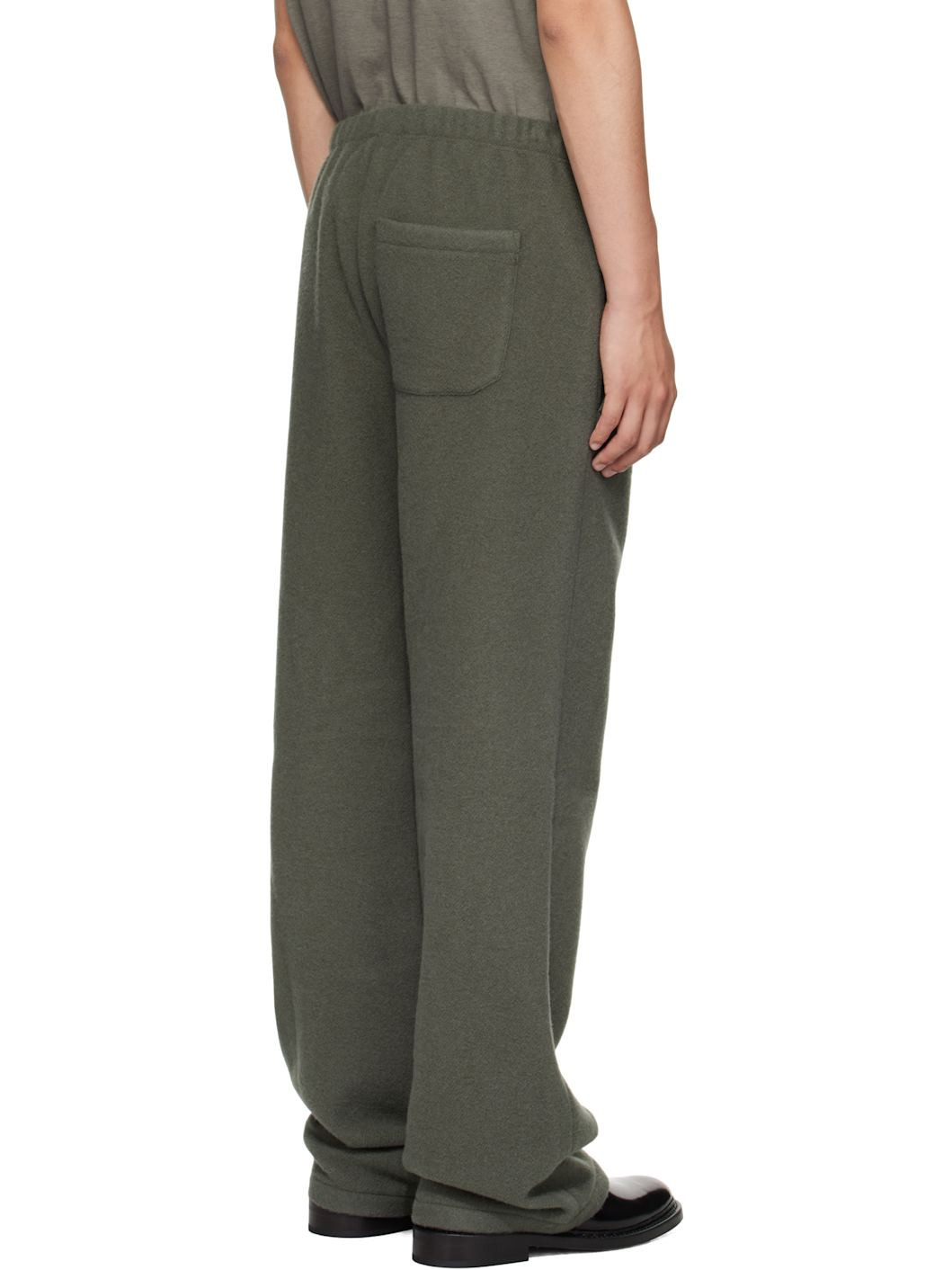 Khaki Fleece Trousers - 3