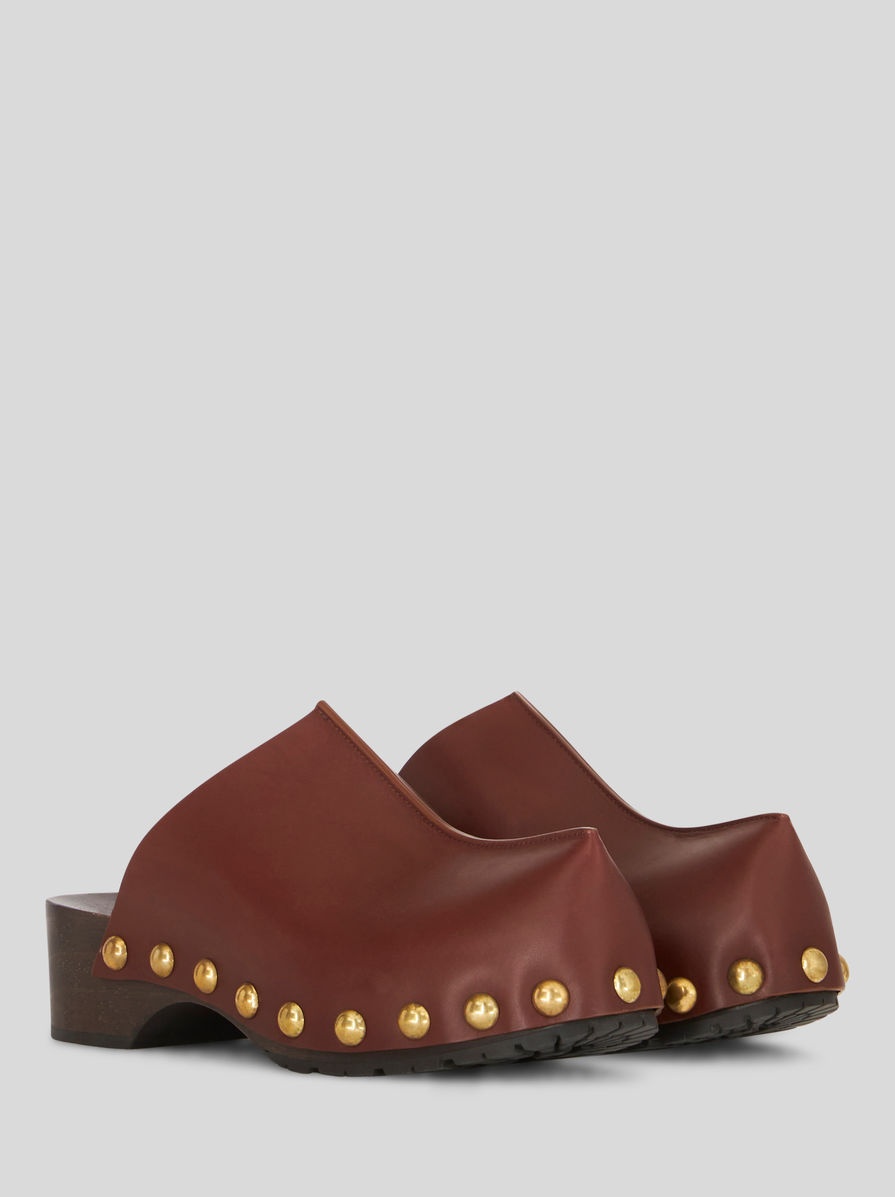 LEATHER CLOGS - 3