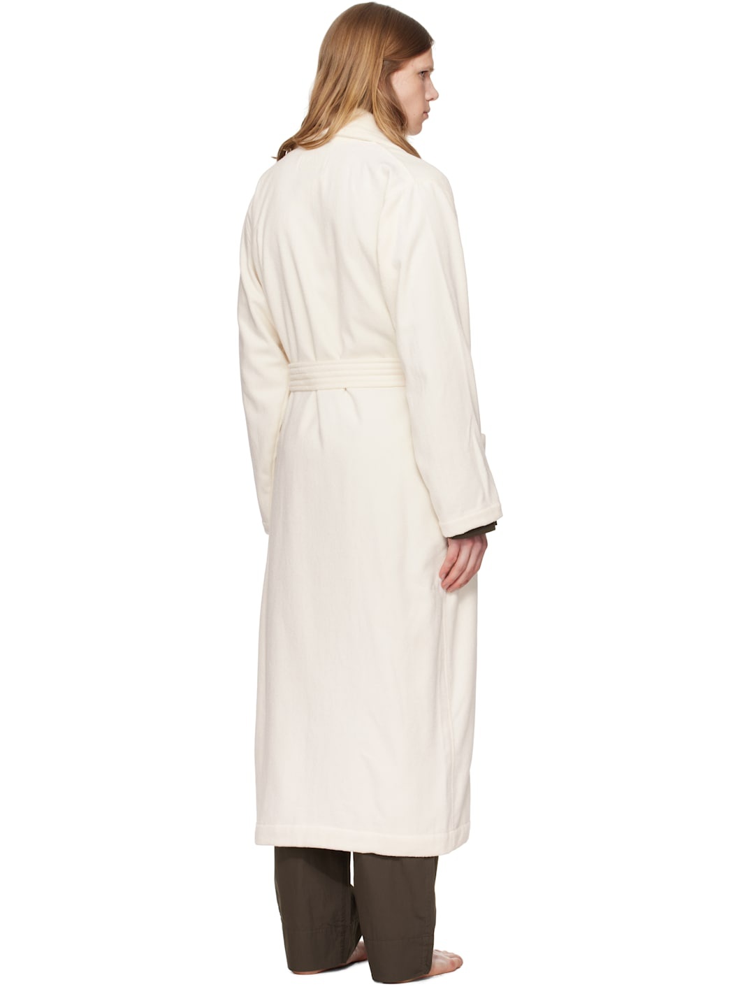 Off-White Terry Classic Bathrobe - 3