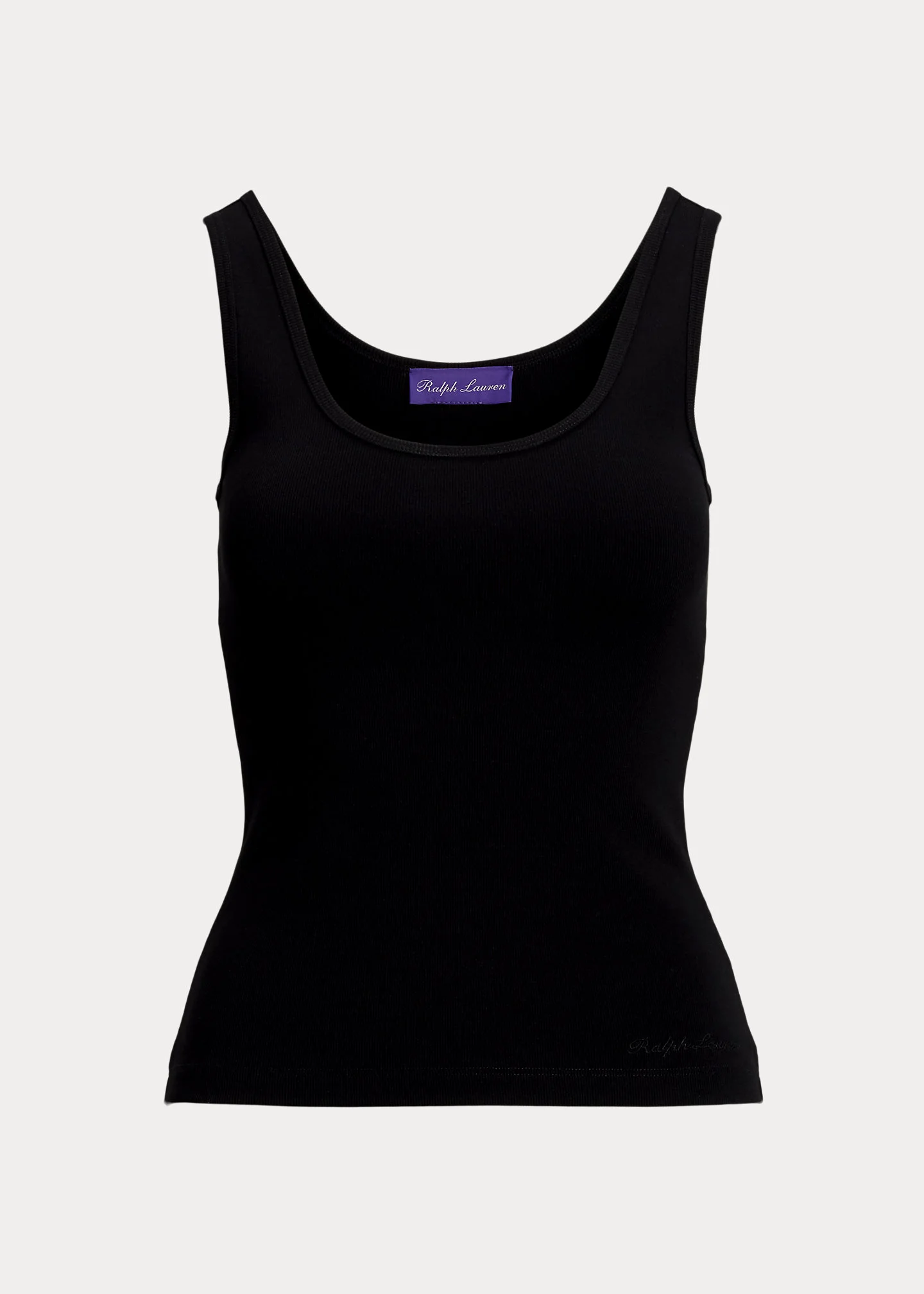 Ellis Rib-Knit Cotton-Blend Tank Top - 1