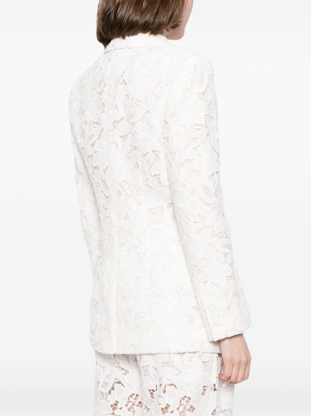 Natura lace-detail blazer - 4