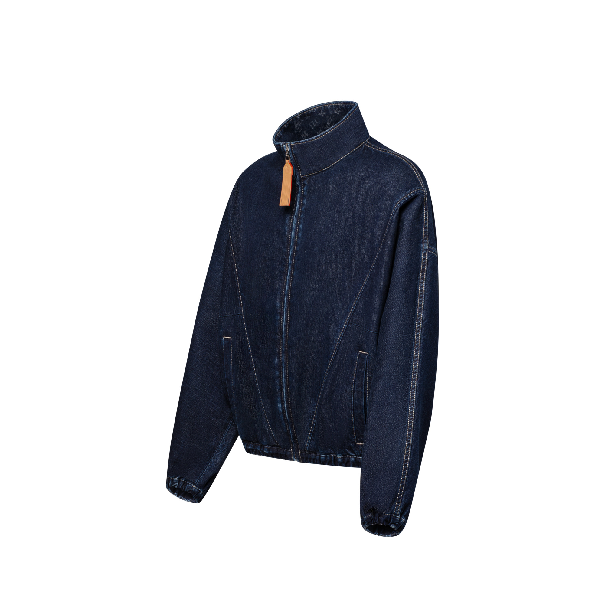 Denim Zip-Up Jacket - 2