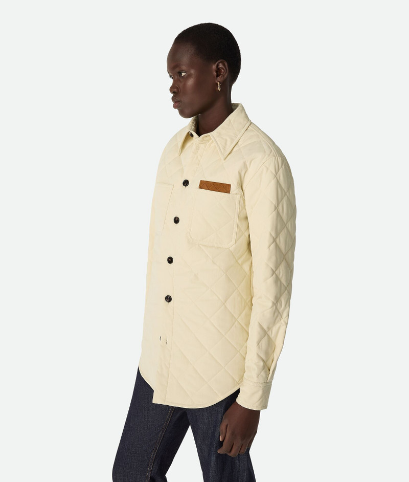 Bottega Veneta Quilted Cotton Overshirt outlook