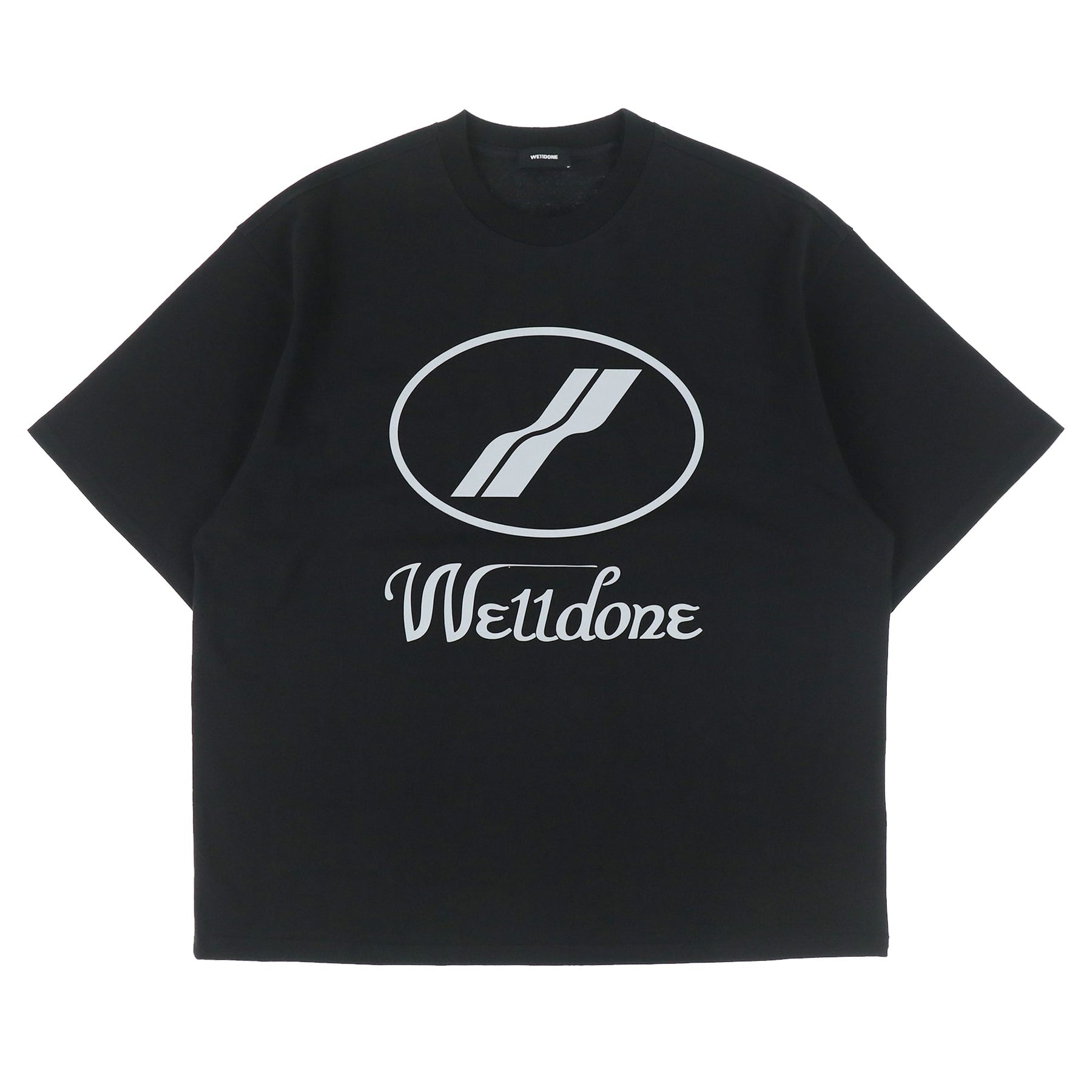 WE11DONE LOGO T-SHIRT / BLK - 1