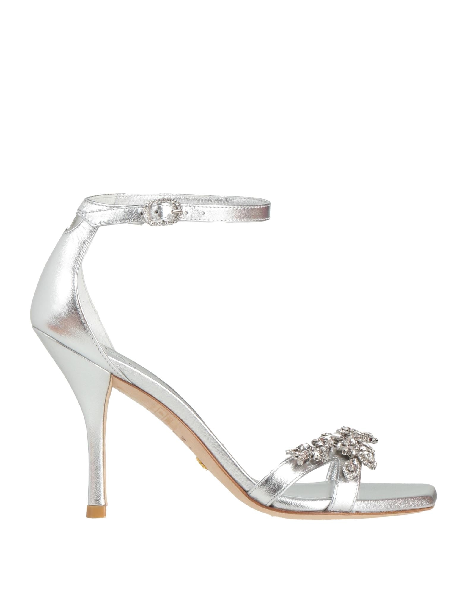 Silver Women's Sandals - 1